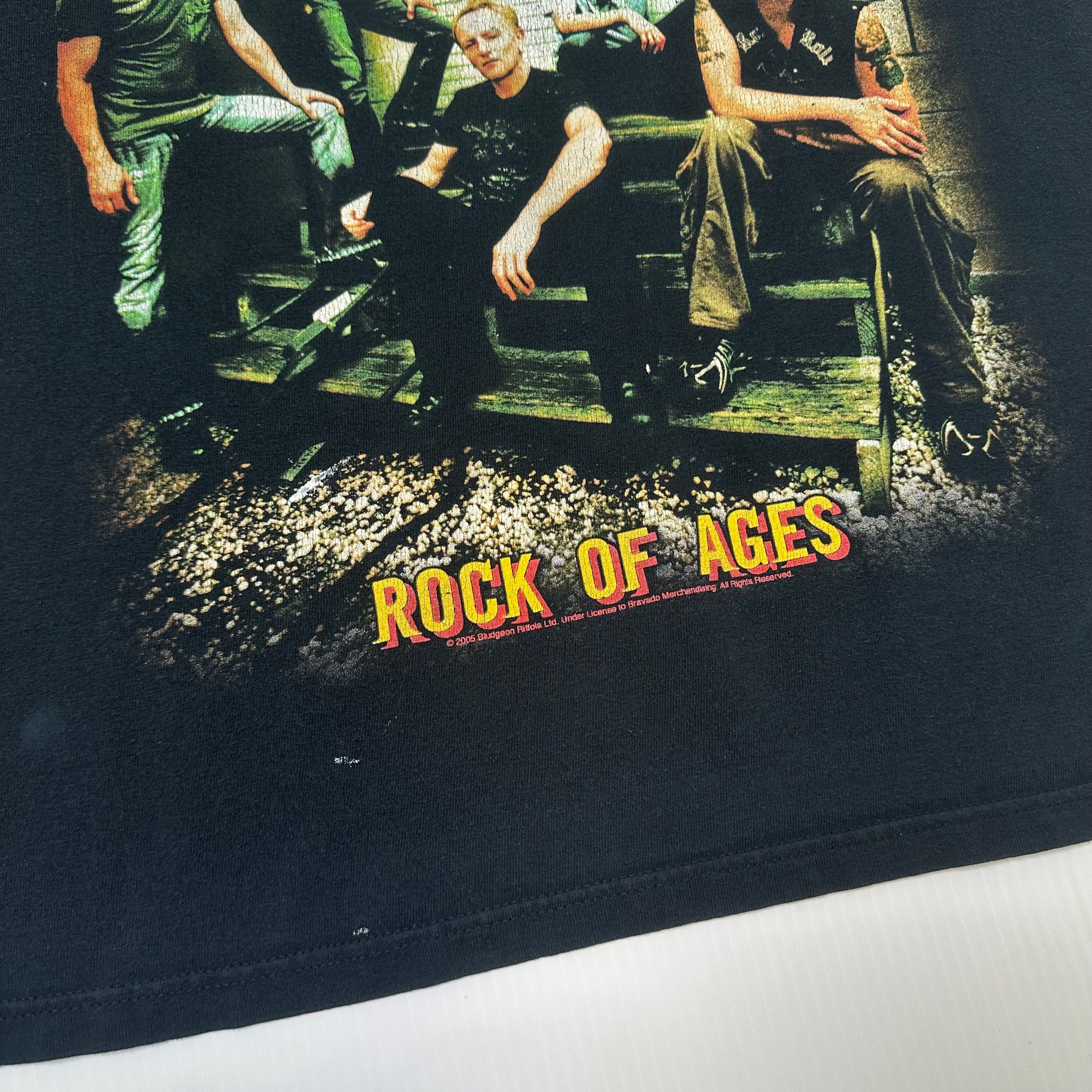 2005 Def Leppard Rock Of Ages Tour Tee L