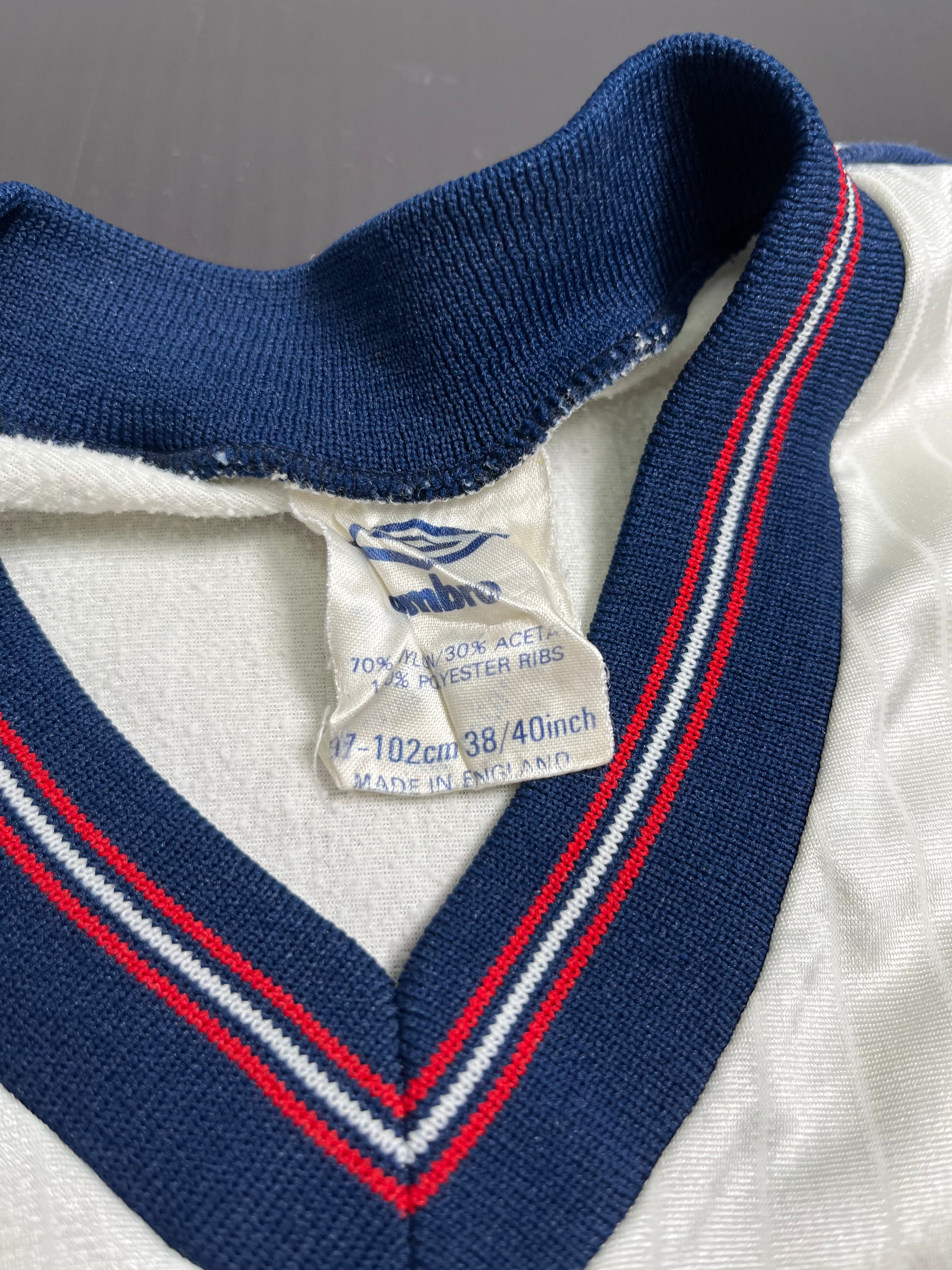 1986 England Umbro Home Jersey M