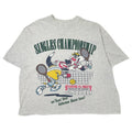 1991 Sylvester vs. Tweety Tennis Graphic Tee Cropped XL