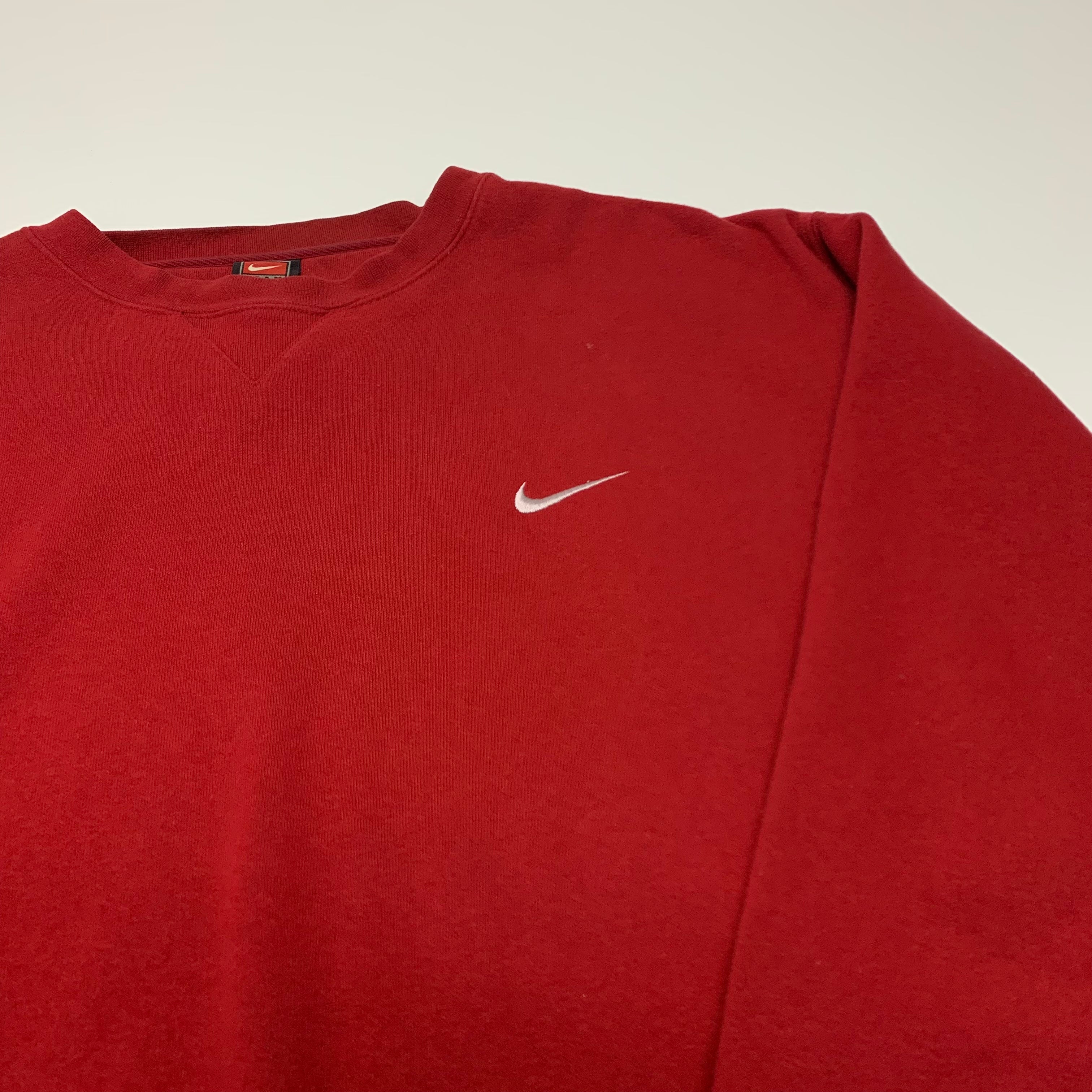 Y2K Red Nike Crewneck XL