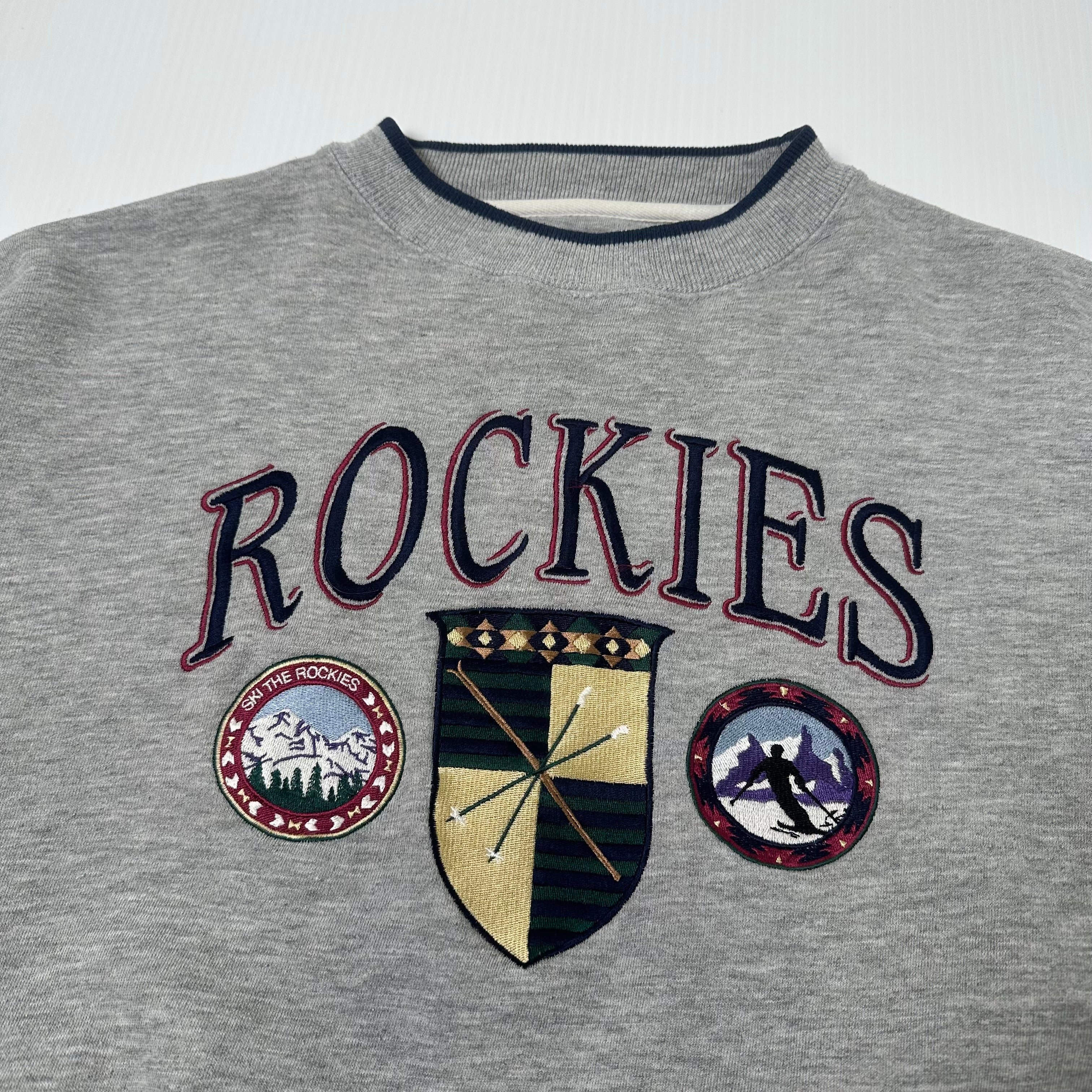 Vintage Rockies Ski Crewneck XXL