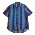 Vintage Wrangler Patterned Short Sleeve Button Up Shirt L