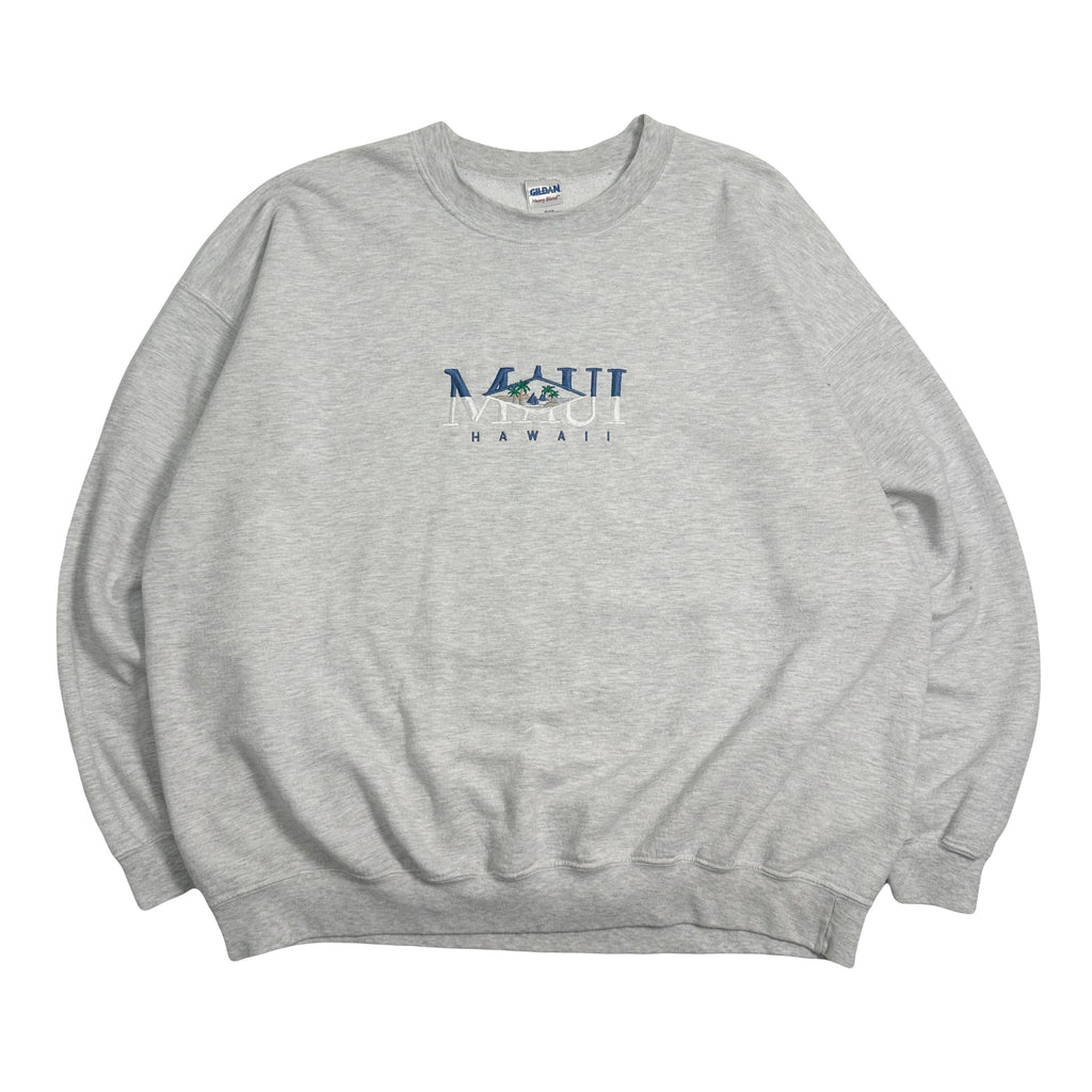 Vintage Maui Hawaii Embroidered Crewneck XXL