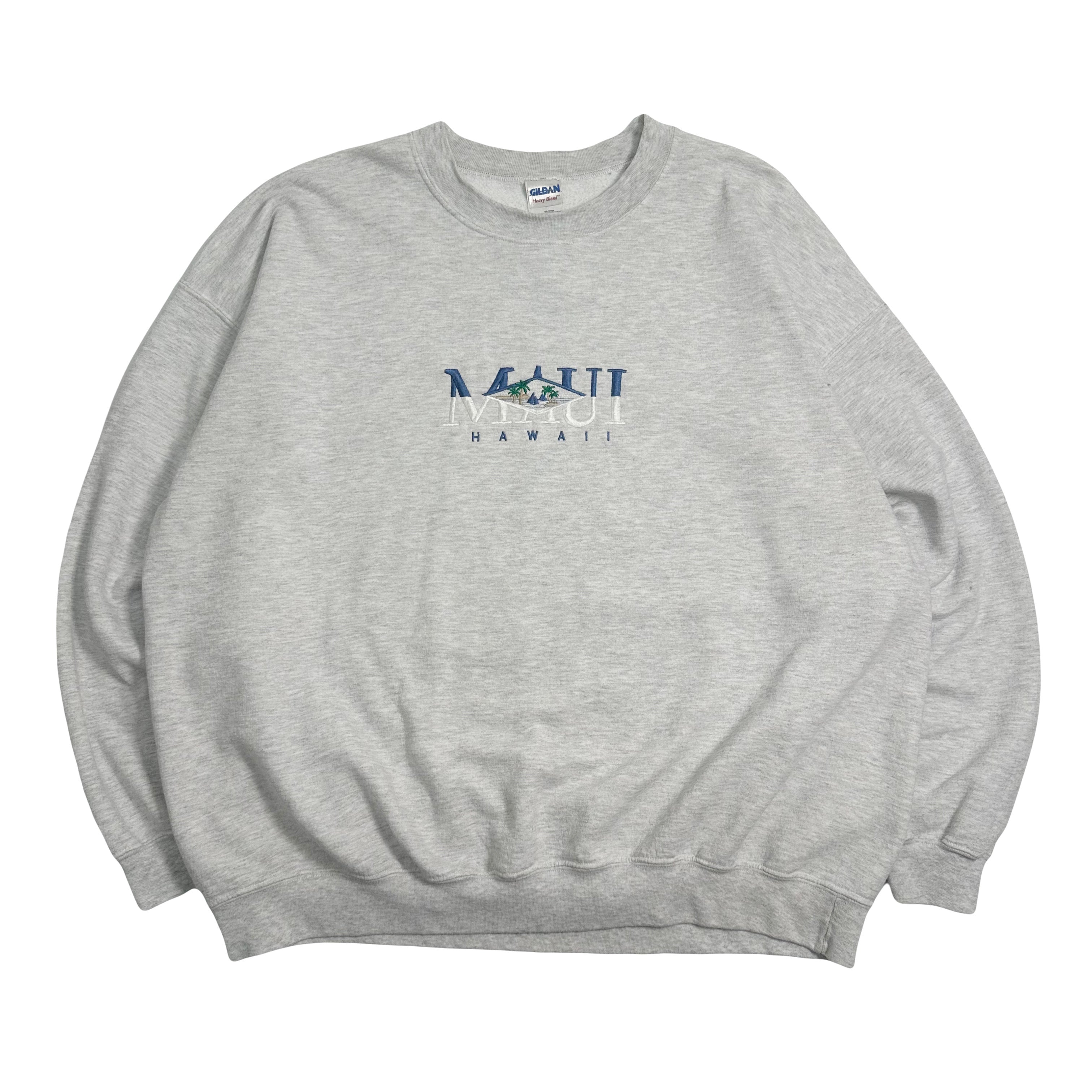 Vintage Maui Hawaii Embroidered Crewneck XXL