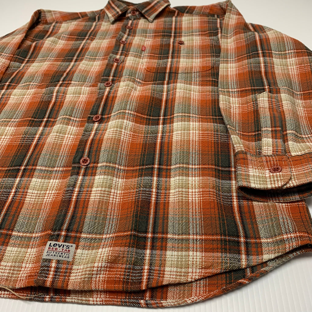 Levi’s Orange Flannel L