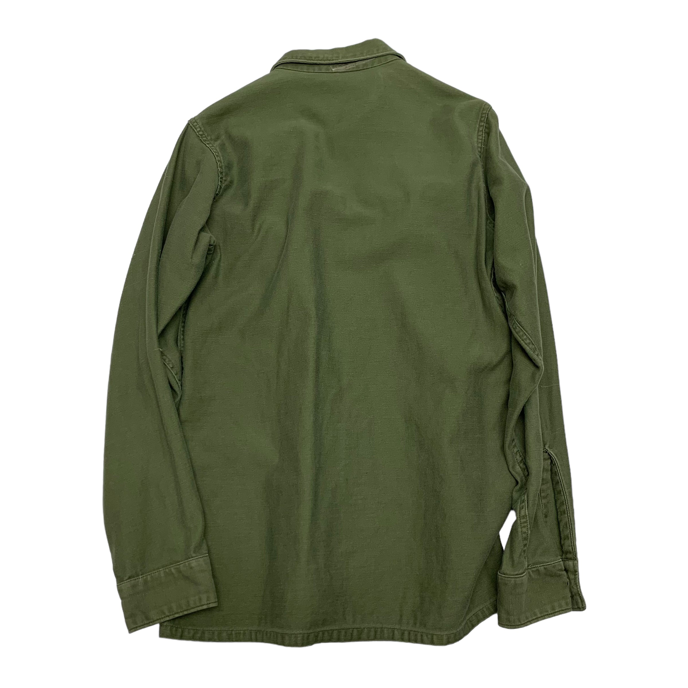 Vintage Olive Military Shirt M