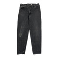 Vintage Levi's 550 Orange Tab Black Denim 35