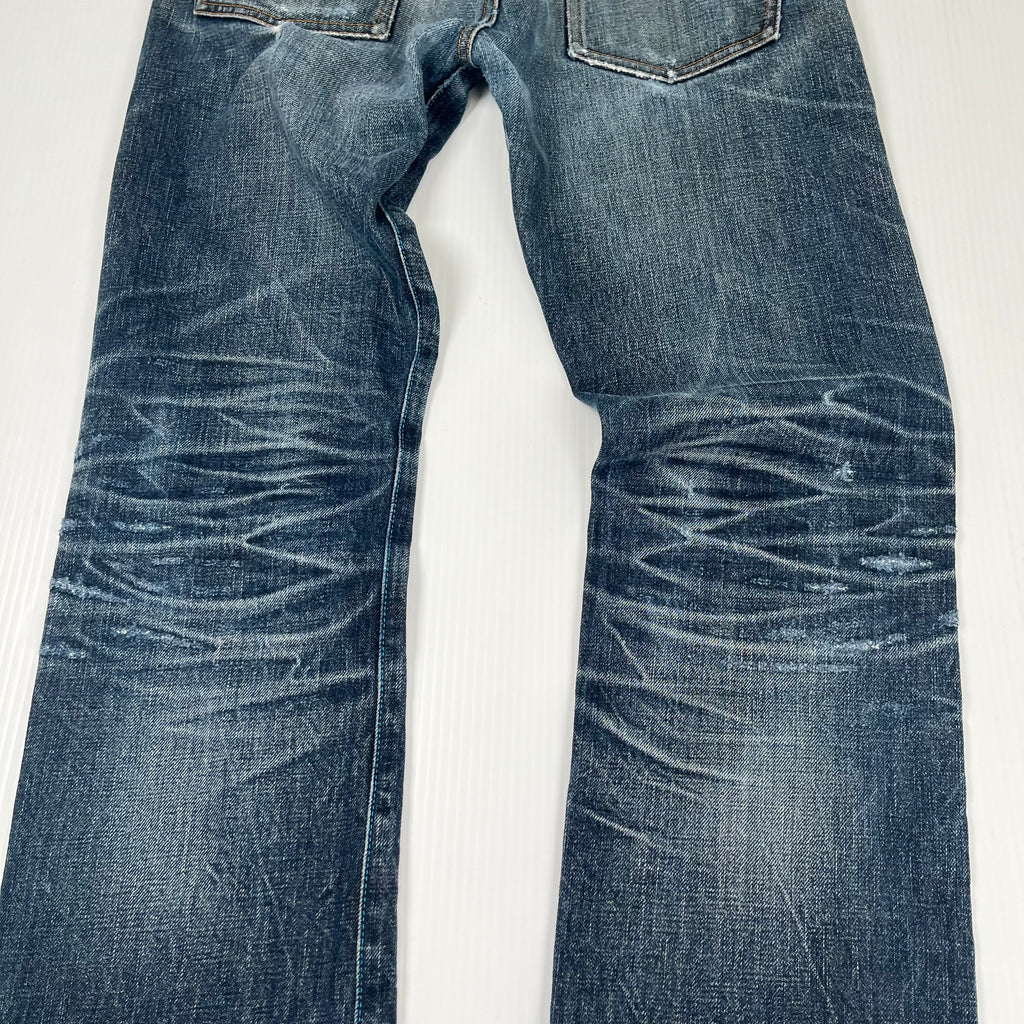 Japan Blue Selvedge Medium Wash Denim 31