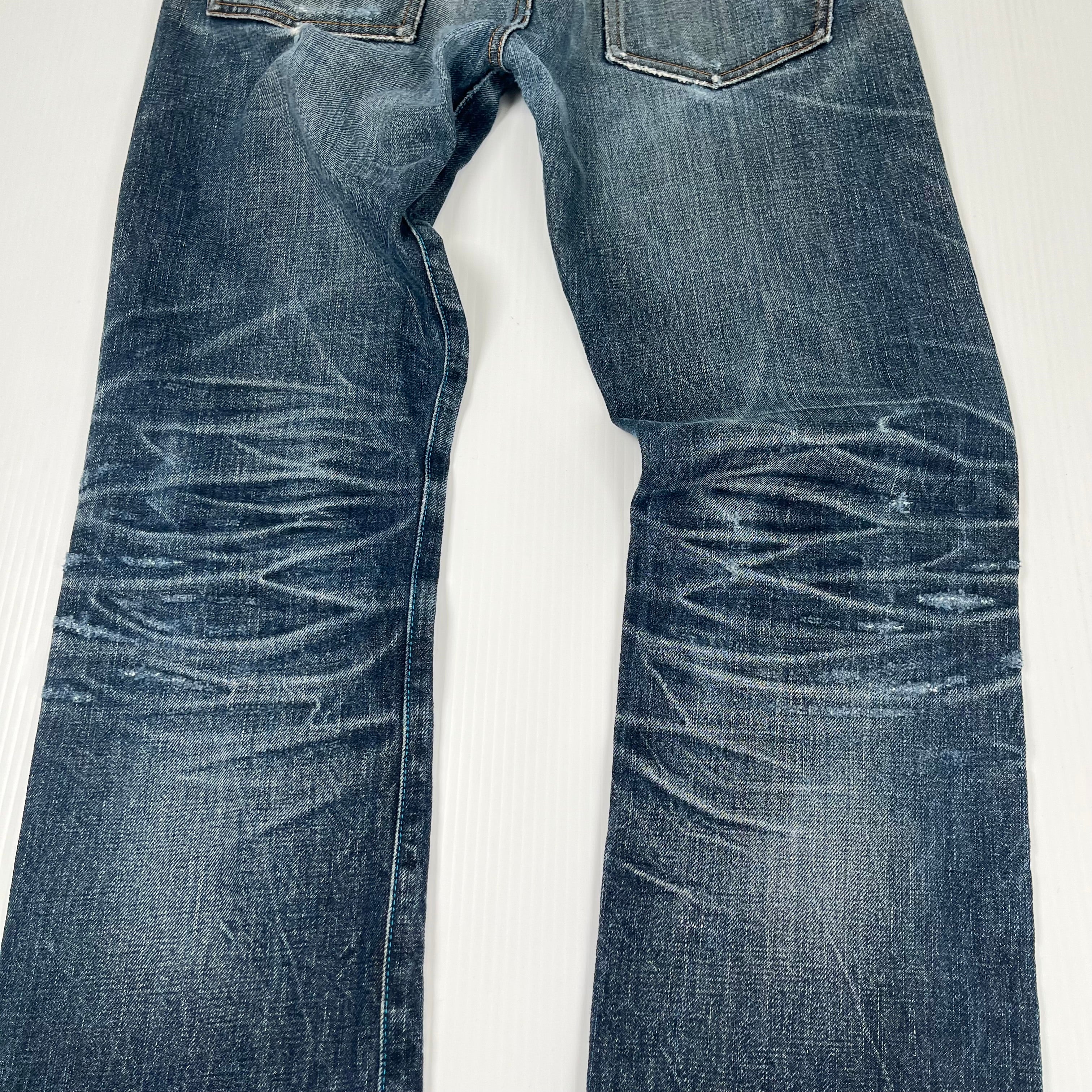 Japan Blue Selvedge Medium Wash Denim 31