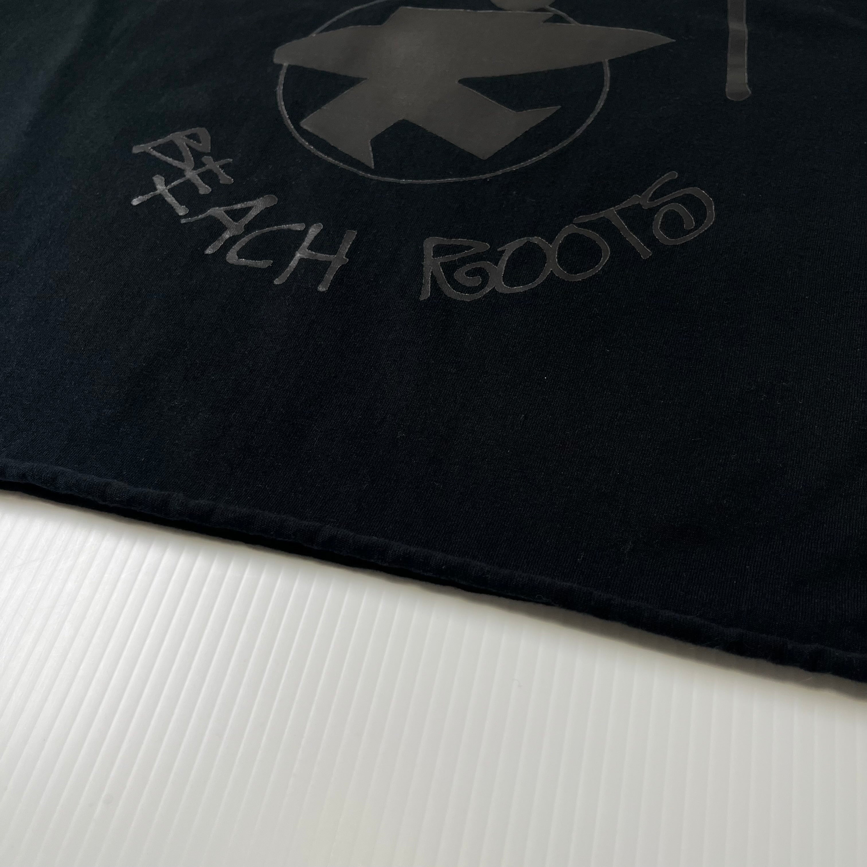 Stussy Beach Roots Cropped Graphic Tee L