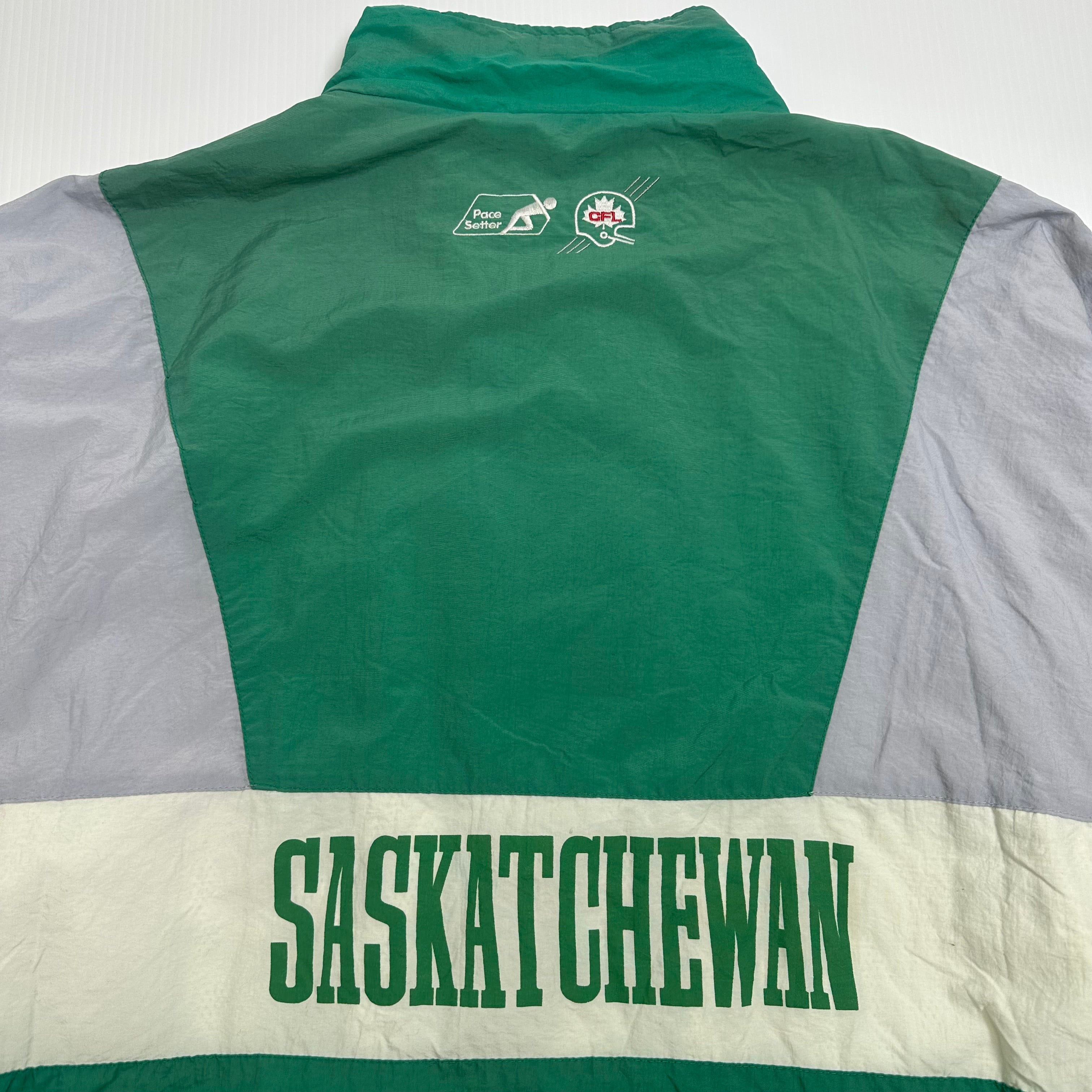 Vintage CFL Saskatchewan Roughriders Light Jacket XL