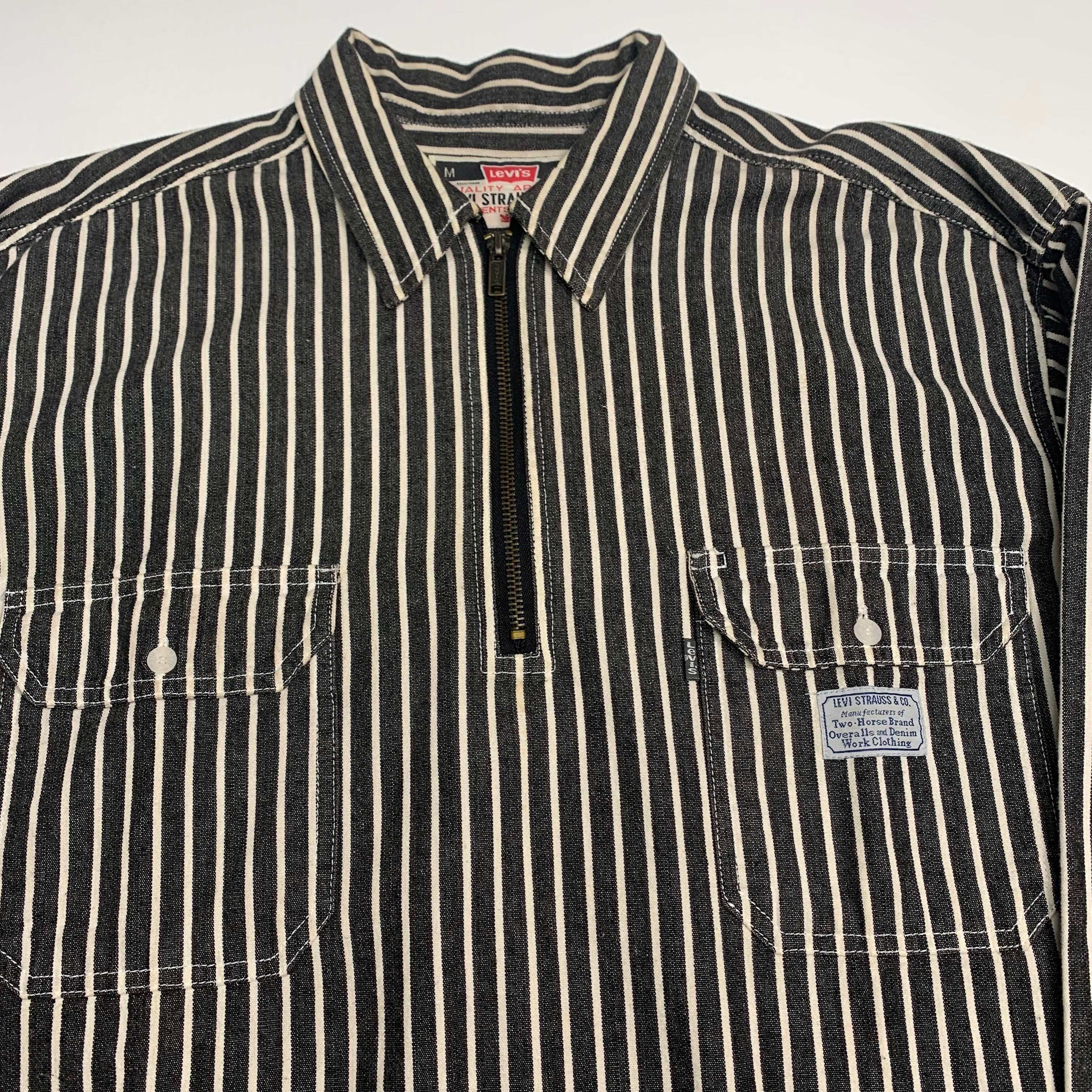 Vintage Levi’s Striped Workwear LS M