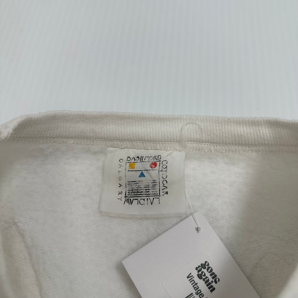 1988 World Flags Patch Crewneck M