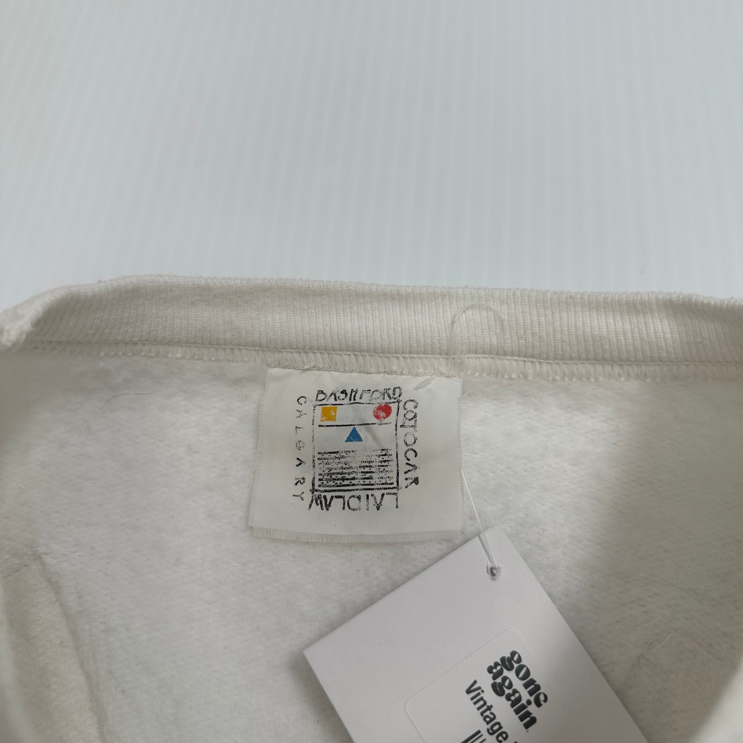 1988 World Flags Patch Crewneck M