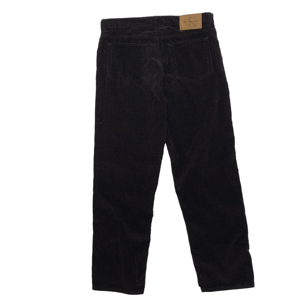 Calvin Klein Dark Brown Cord Pants 36