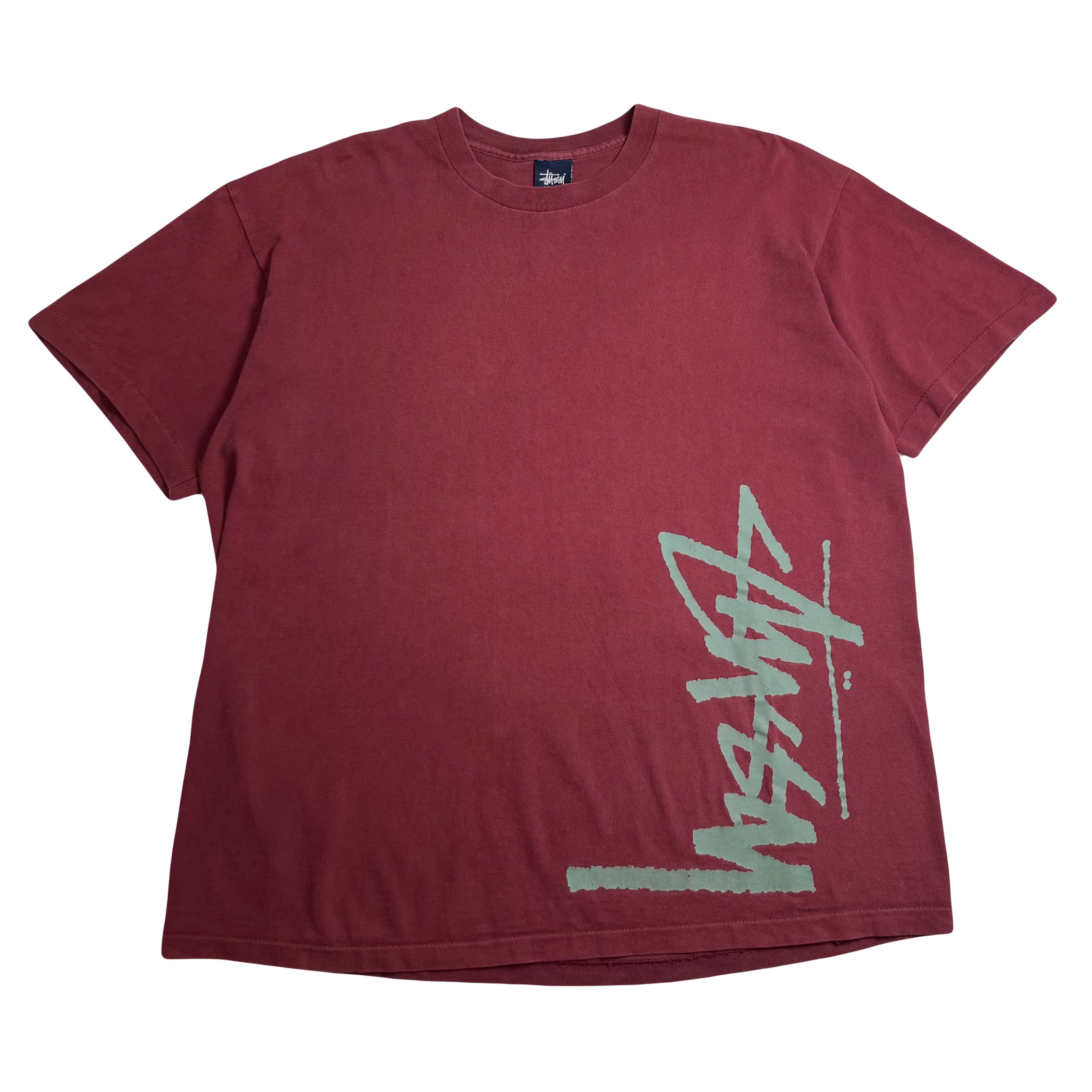 90s Stussy Logo Graphic Tee XL