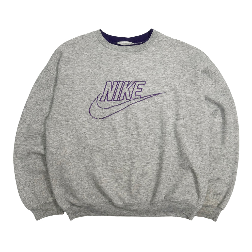 90s Nike Embroidered Logo Crewneck S