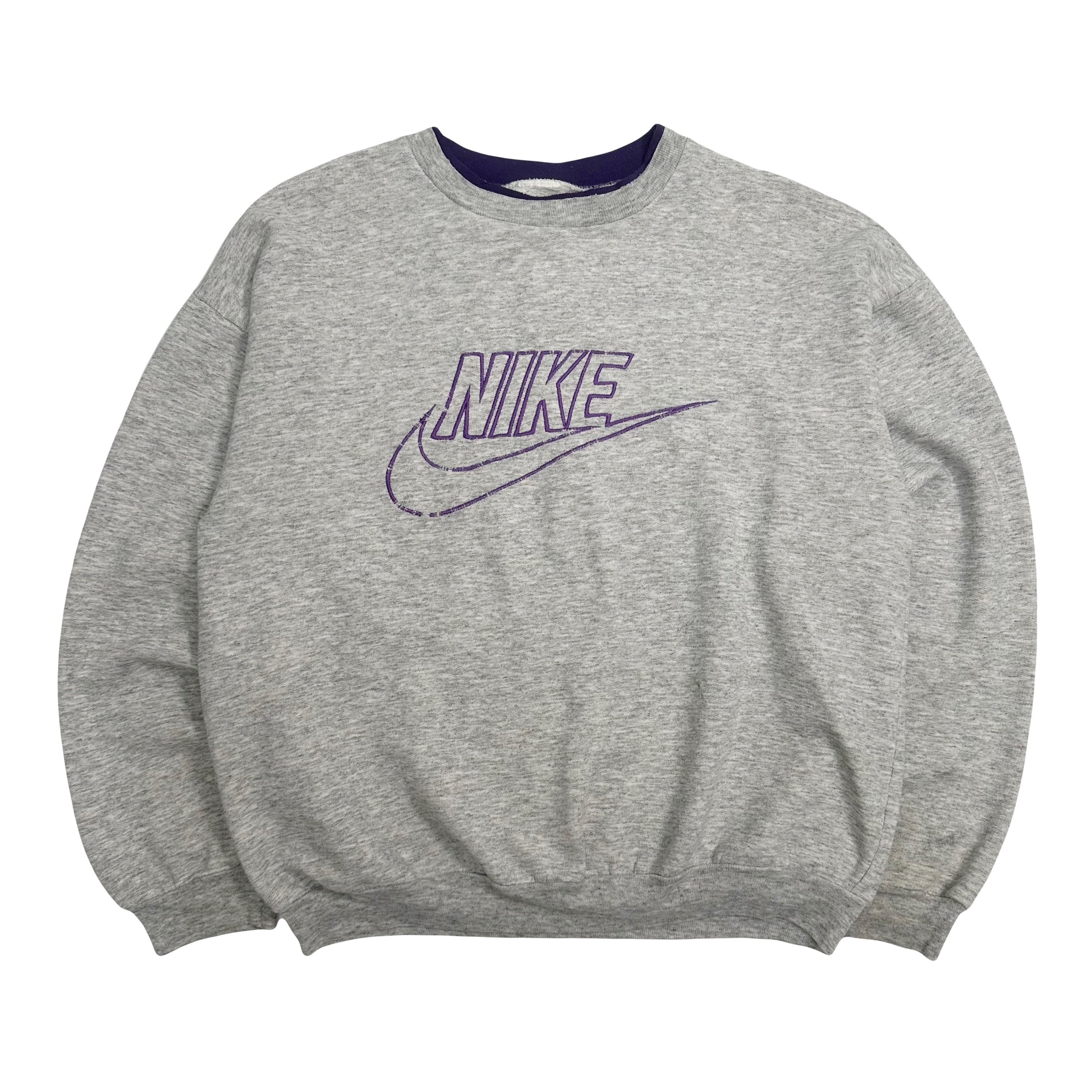 90s Nike Embroidered Logo Crewneck S