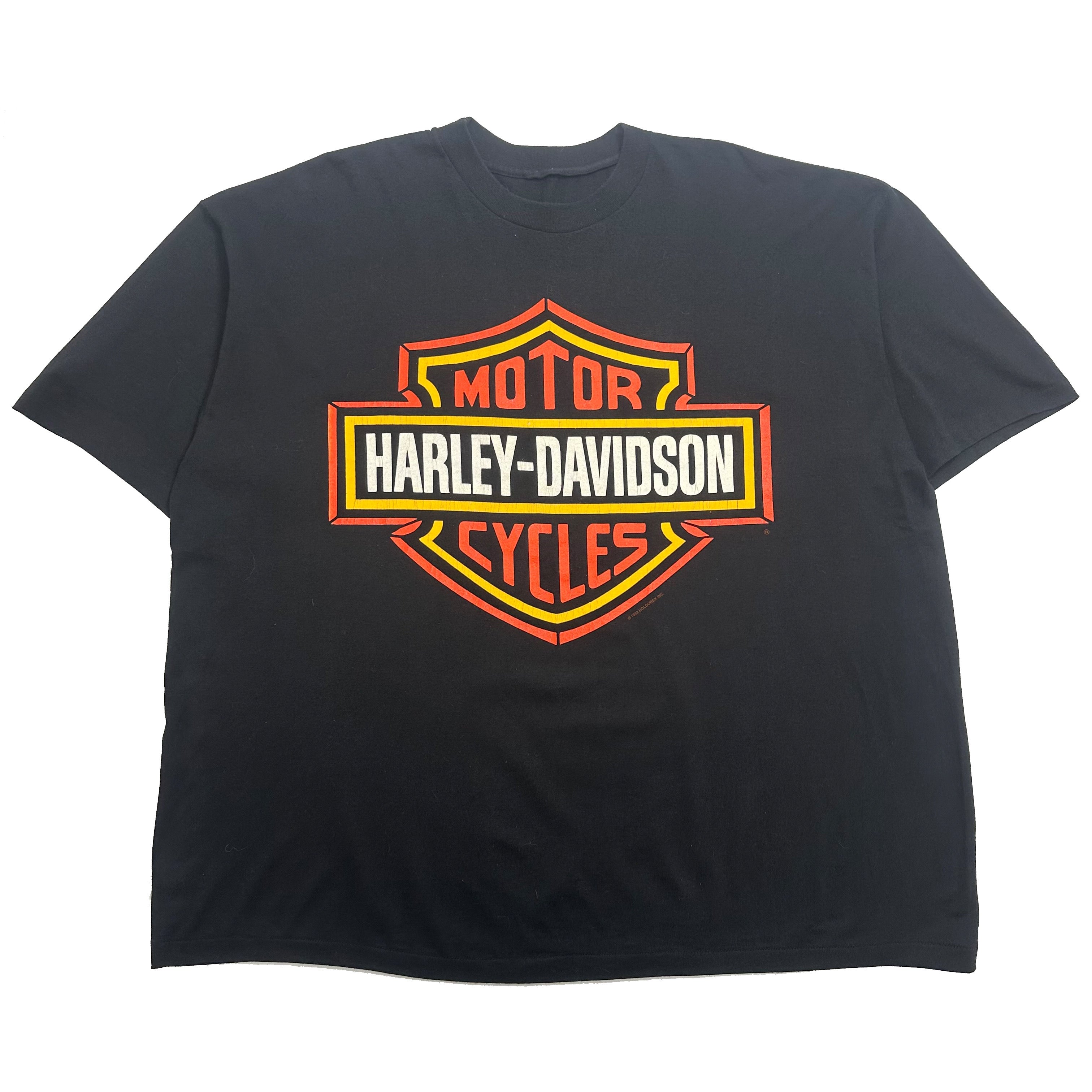 1992 Harley Davidson Kona Hawaii Shield Logo Tee XXL