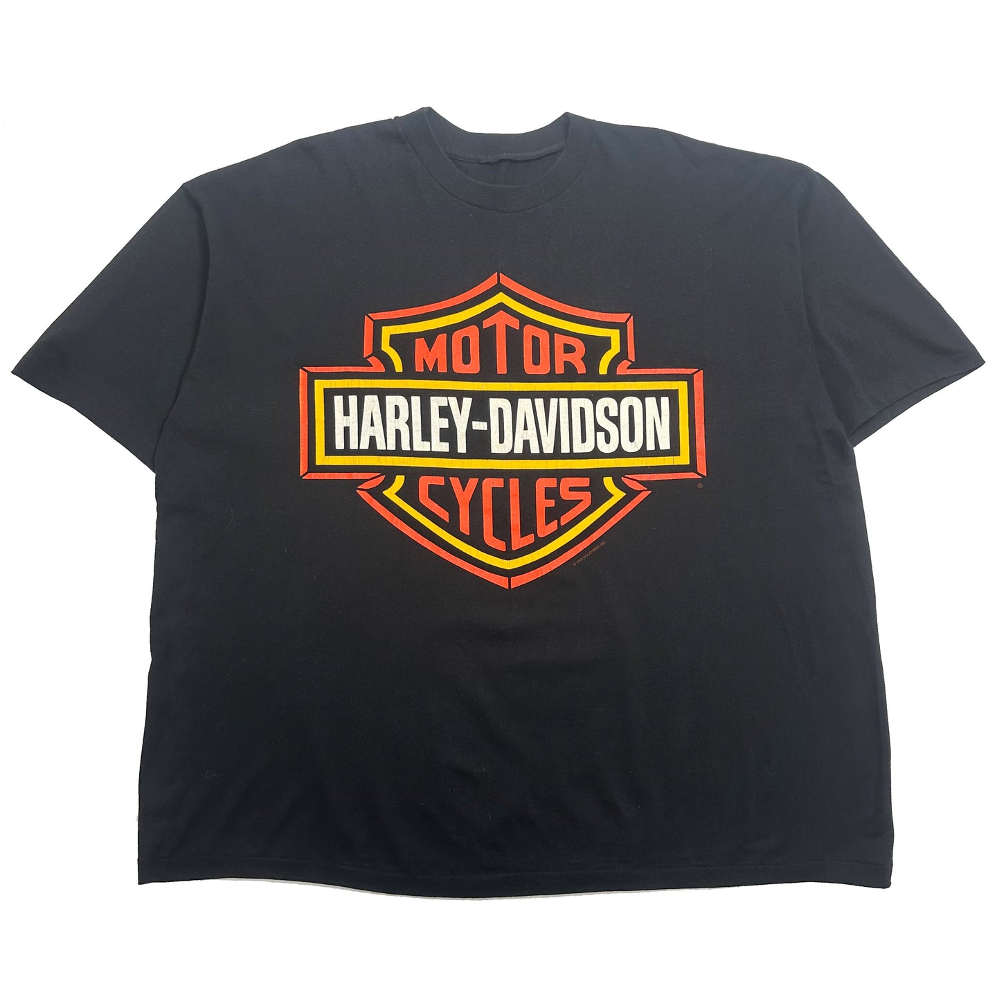 1992 Harley Davidson Kona Hawaii Shield Logo Tee XXL