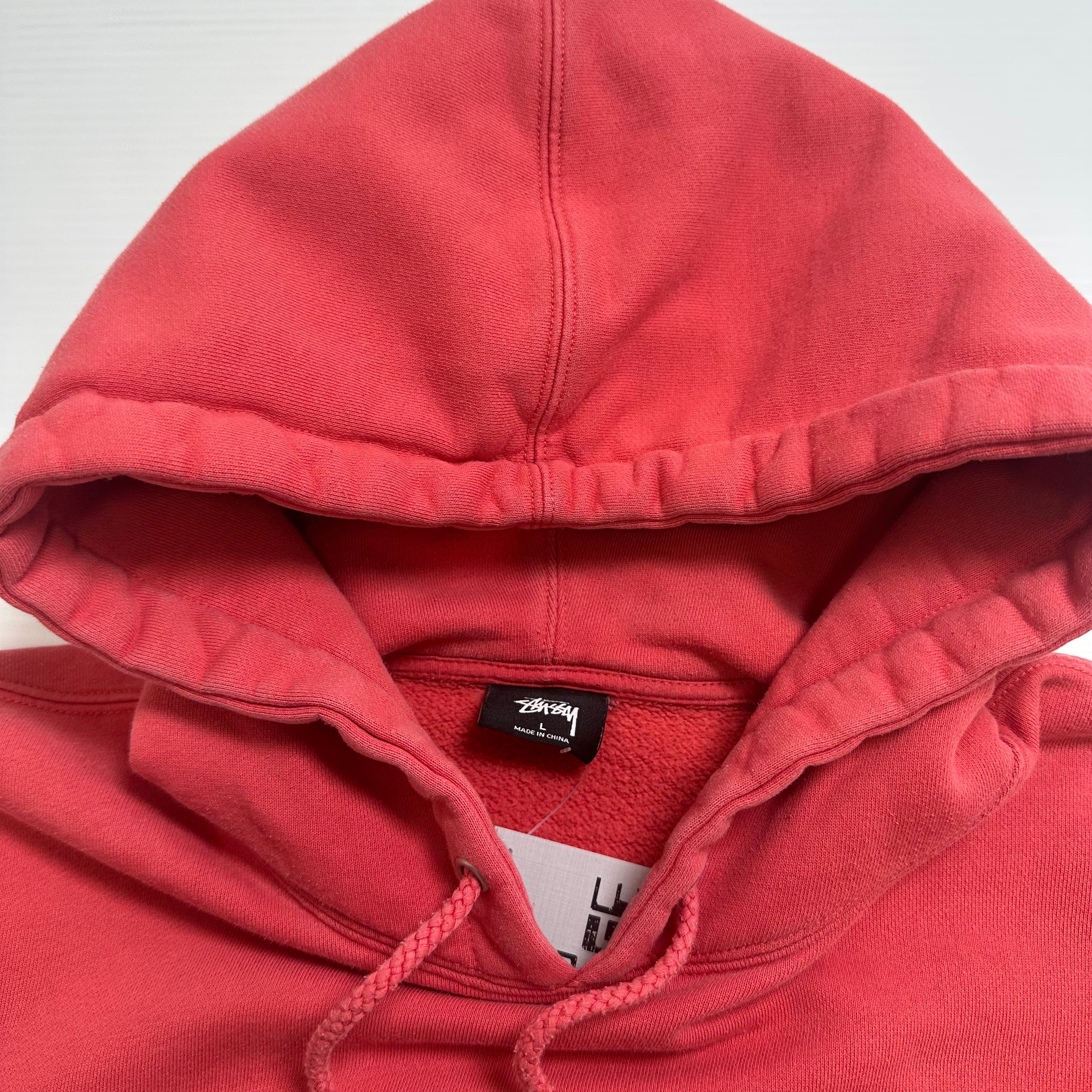 Stussy Middle Spellout Hoodie L