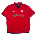 Vintage Umbro England Collared Jersey XL