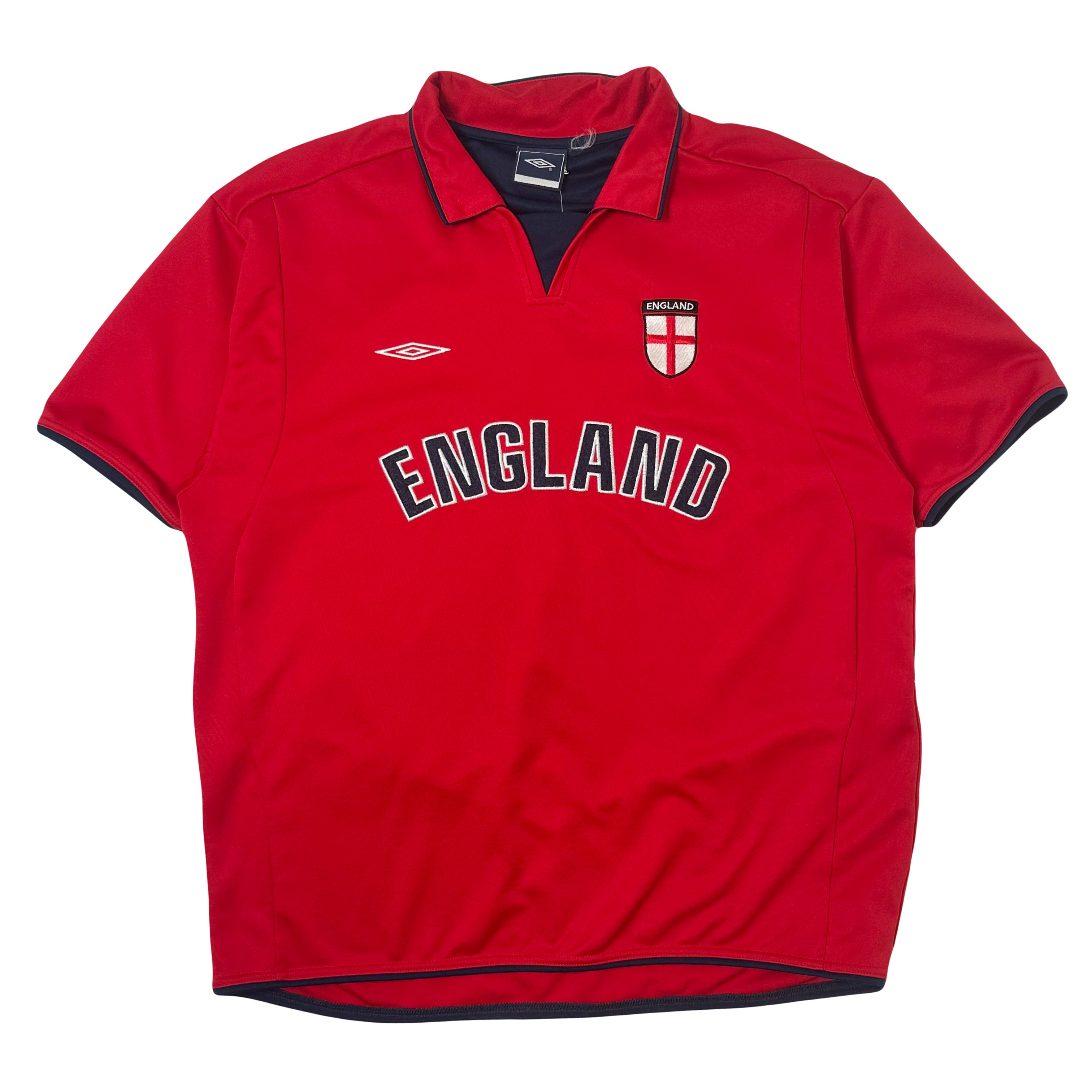 Vintage Umbro England Collared Jersey XL