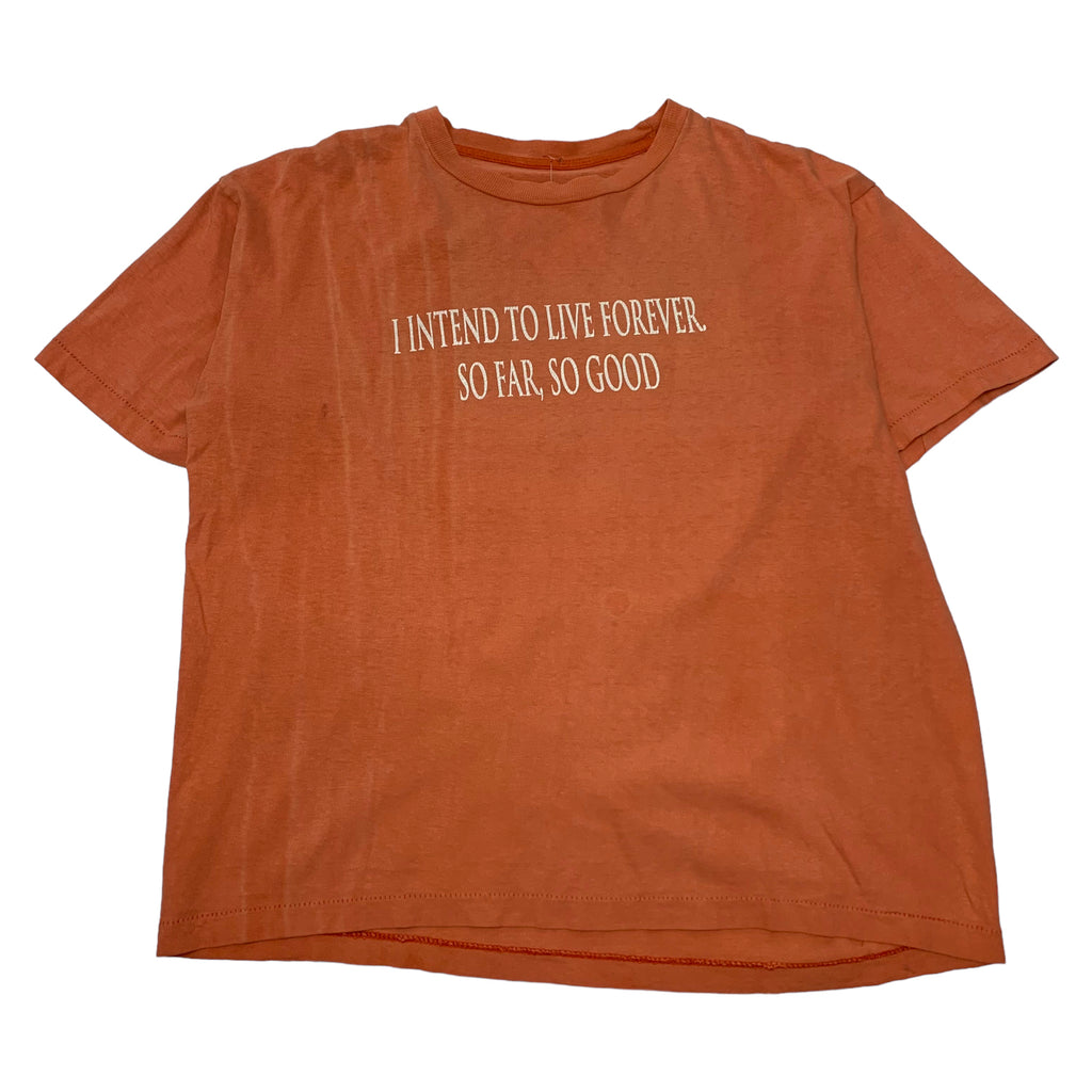 90s Peach Live Forever Tee M