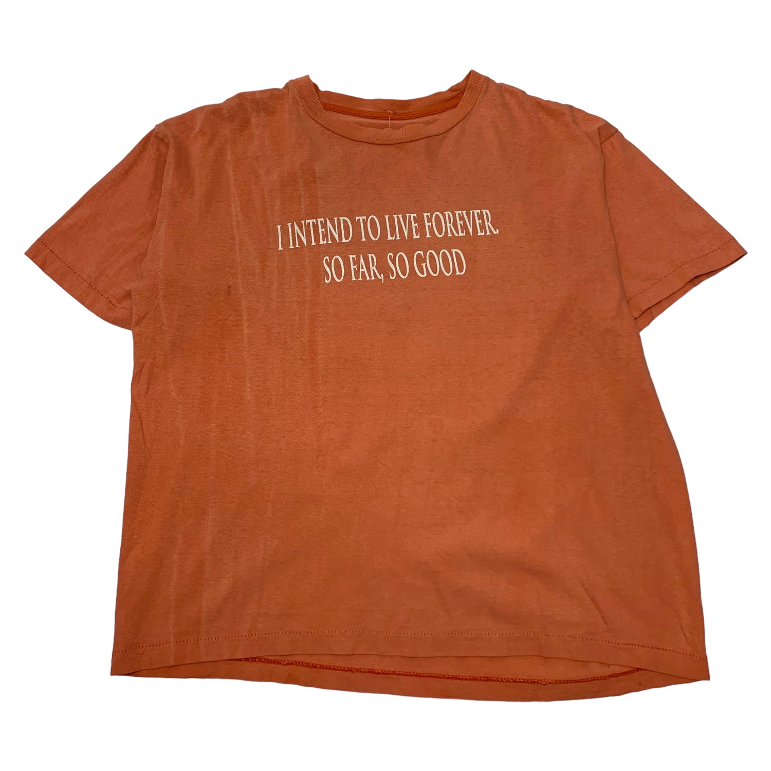 90s Peach Live Forever Tee M