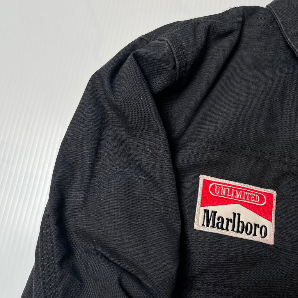 Vintage Carhartt Full Zip Fleece Lined Marlboro Patch Jacket S