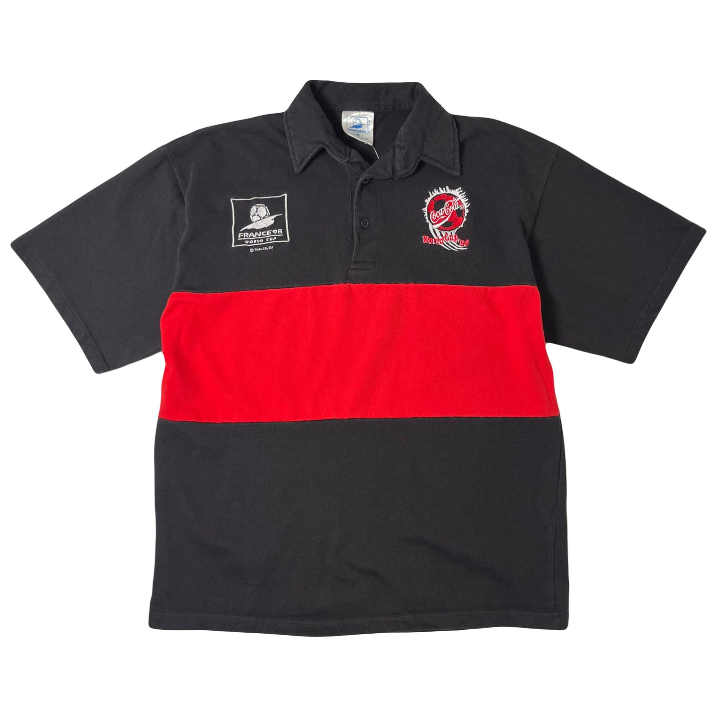 Vintage Coca-Cola World Cup France 1998 Polo M