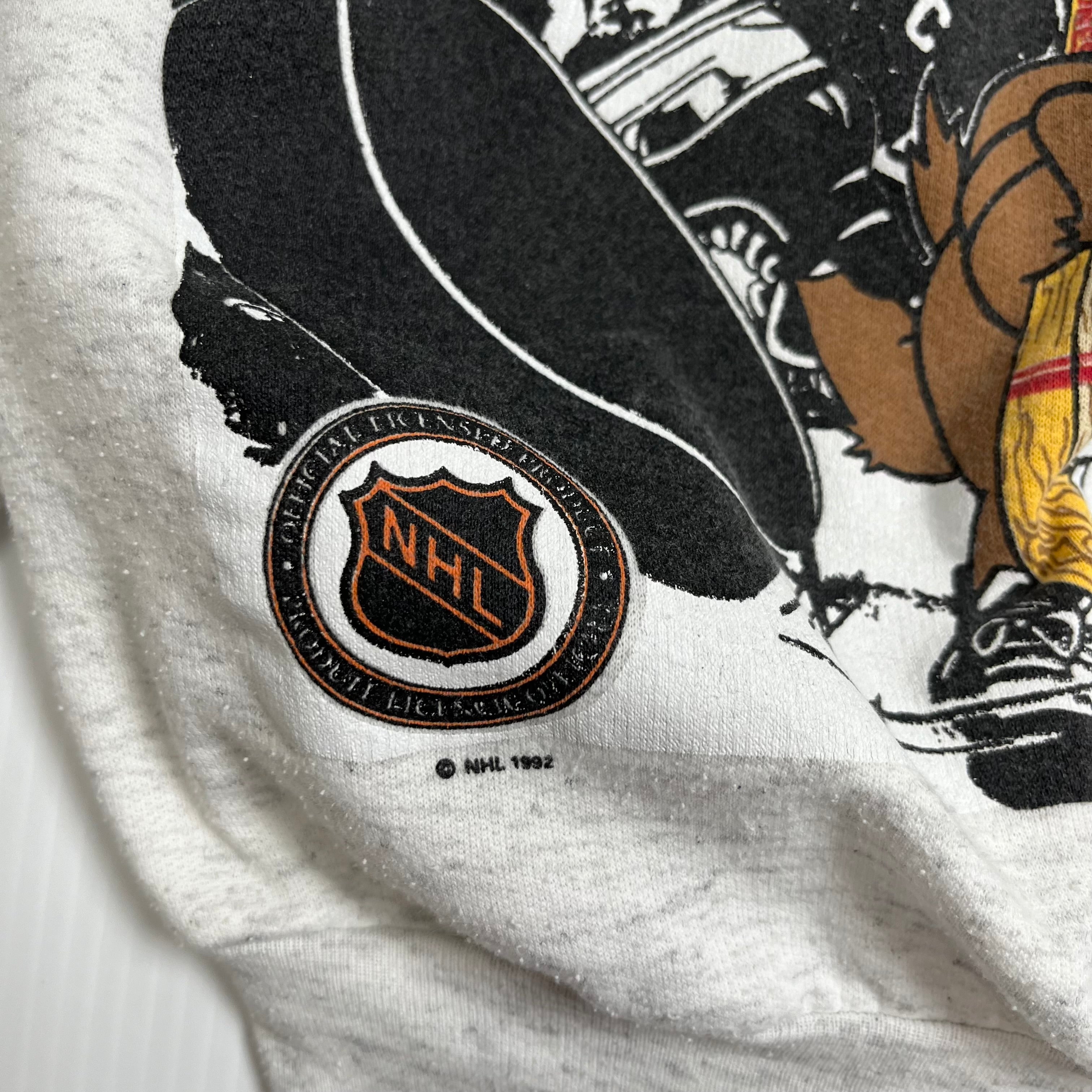 1992 Looney Tunes Taz San Jose Sharks Crewneck M