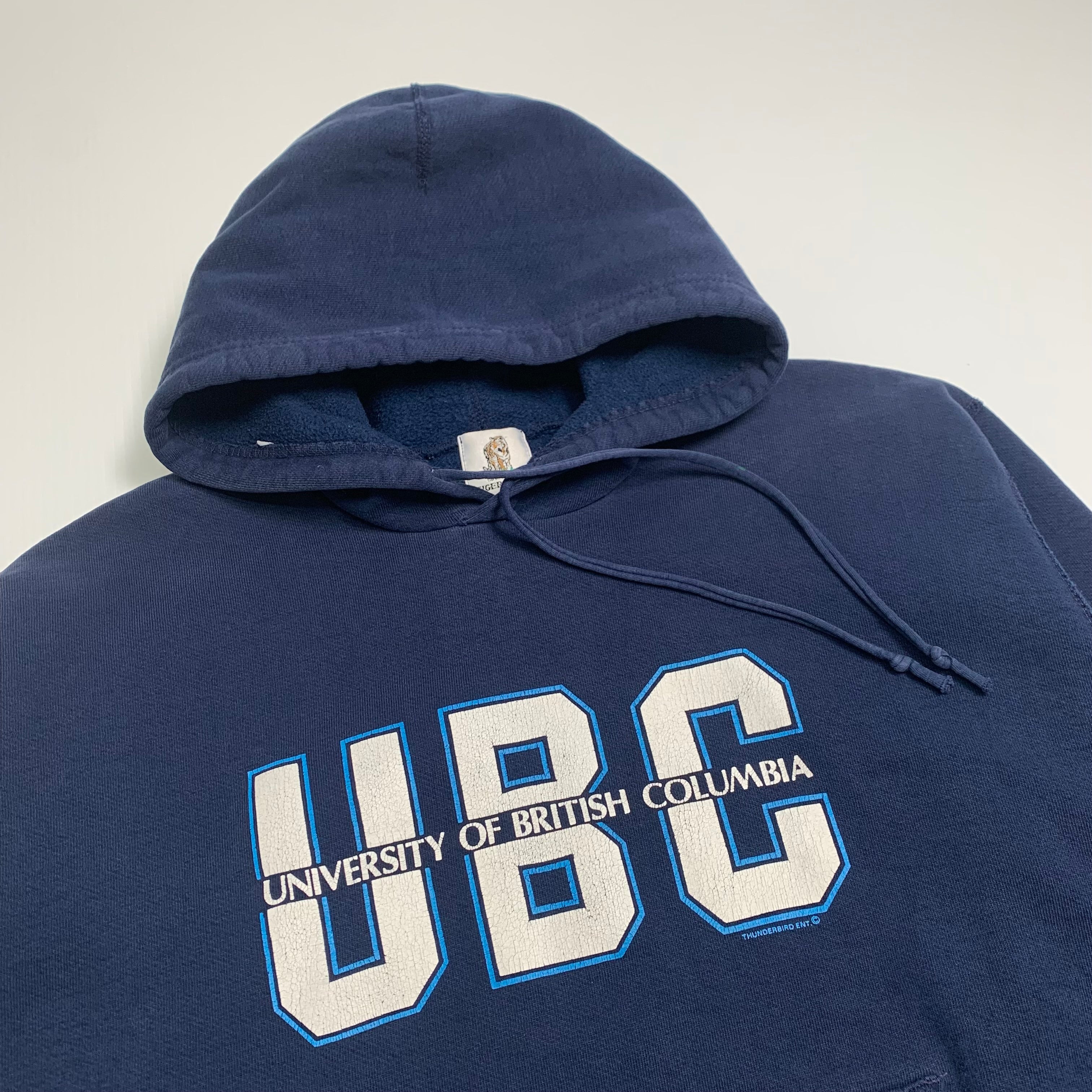 Vintage UBC Spellout Hoodie M