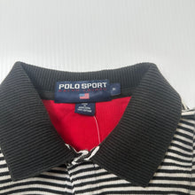 Load image into Gallery viewer, Vintage Polo Sport Striped Pocket Polo Shirt M
