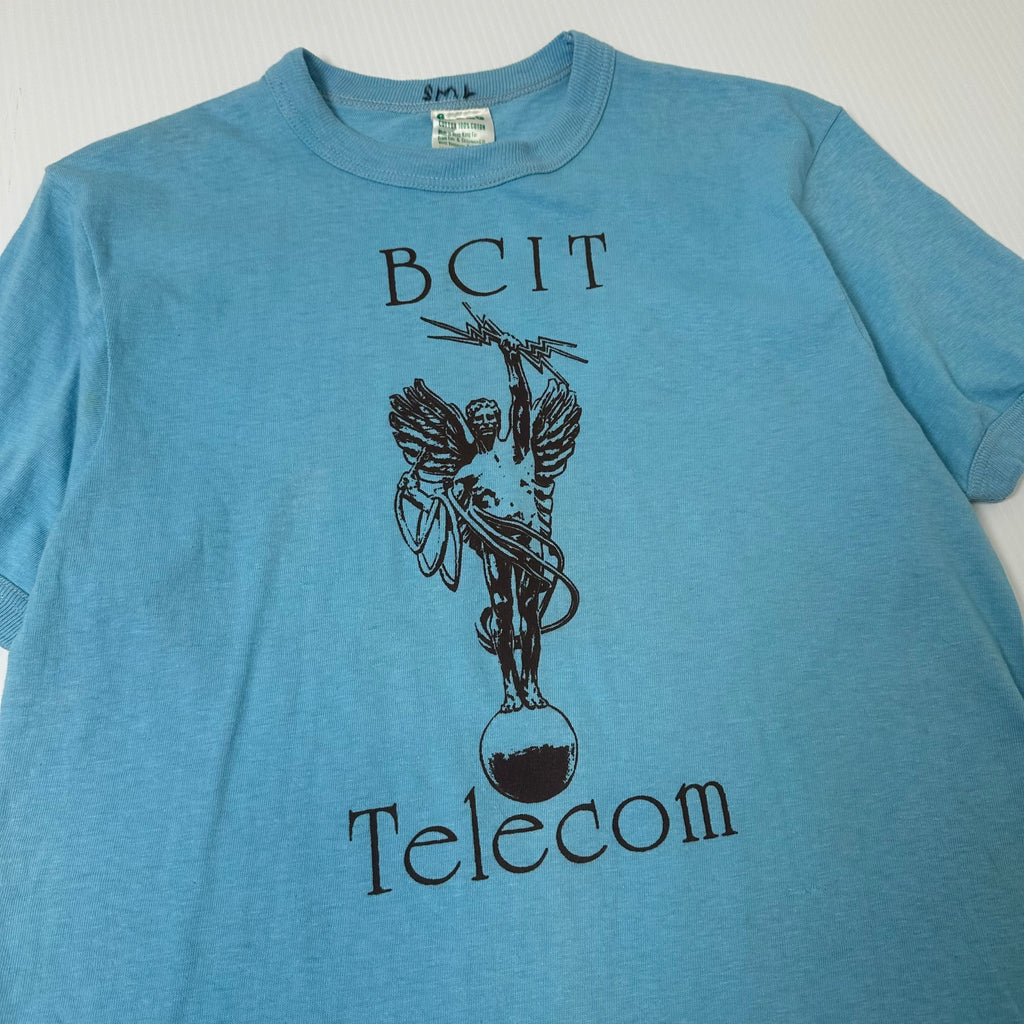 80s BCIT Telecom Graphic Tee M