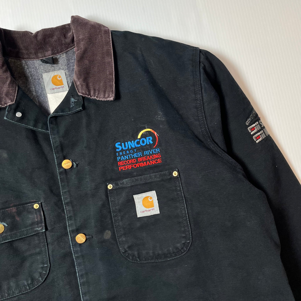 Vintage Carhartt Blanket Lined Suncor Chore Coat XL