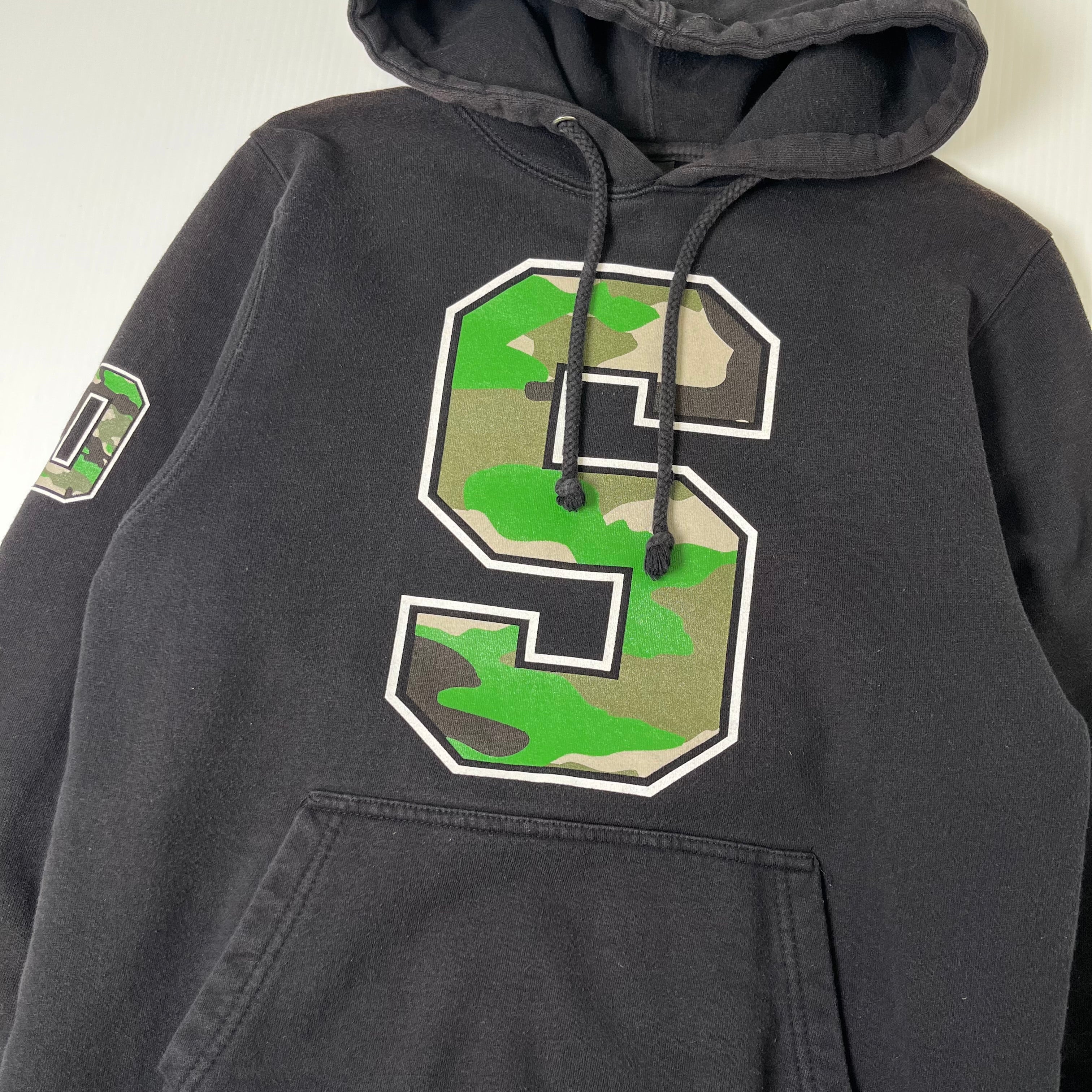 Stussy Camo Logo Hoodie S
