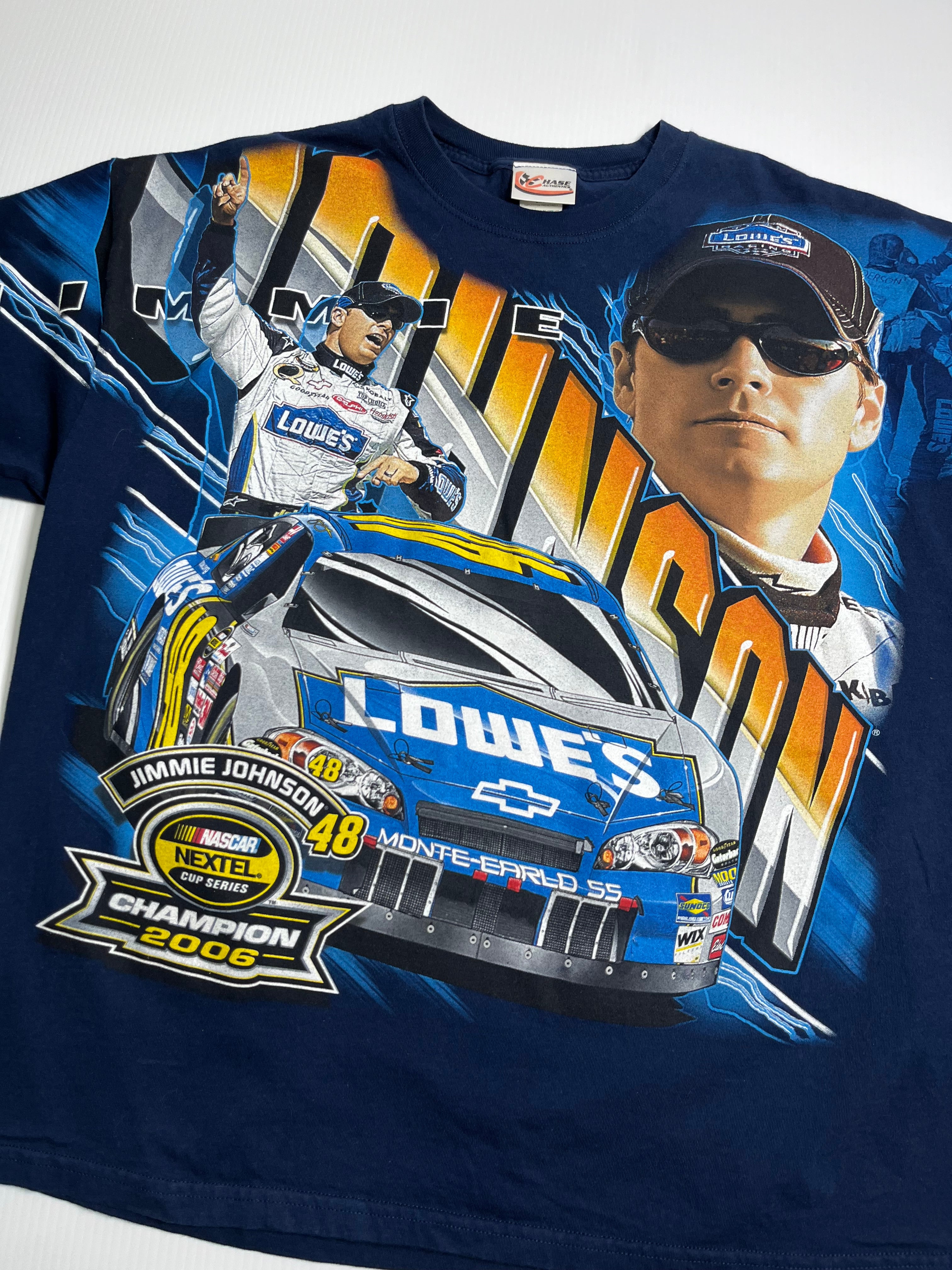 2006 Jimmie Johnson NASCAR Champion AOP Tee XXL