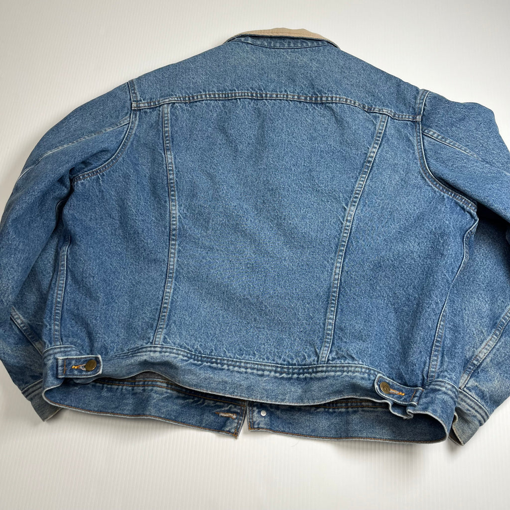 Vintage Lee Stormrider Blanket Lined Denim Jacket XL