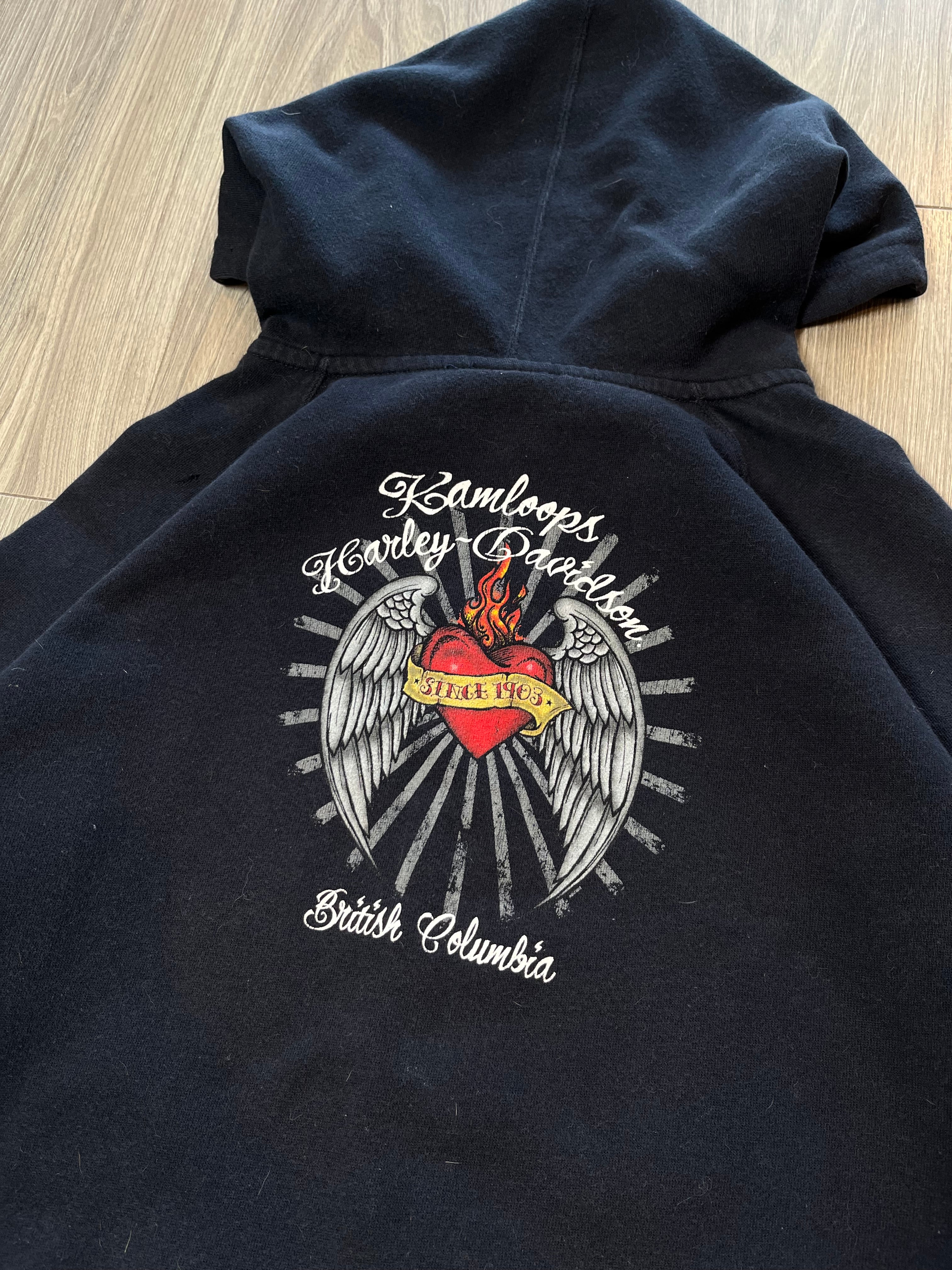 Harley Davidson Stream-Line Kamloops Zip Hoodie Women's XL