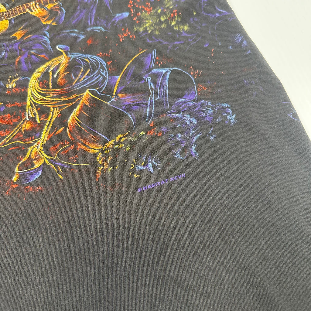Vintage Western Cowboy Campfire Tee L