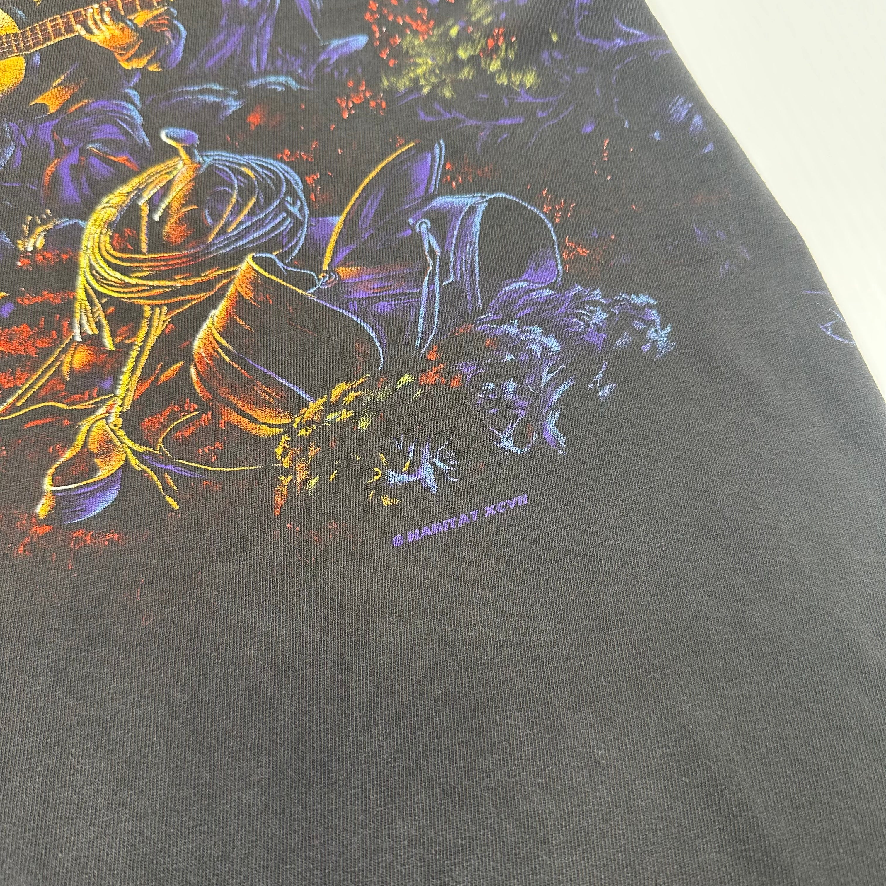 Vintage Western Cowboy Campfire Tee L