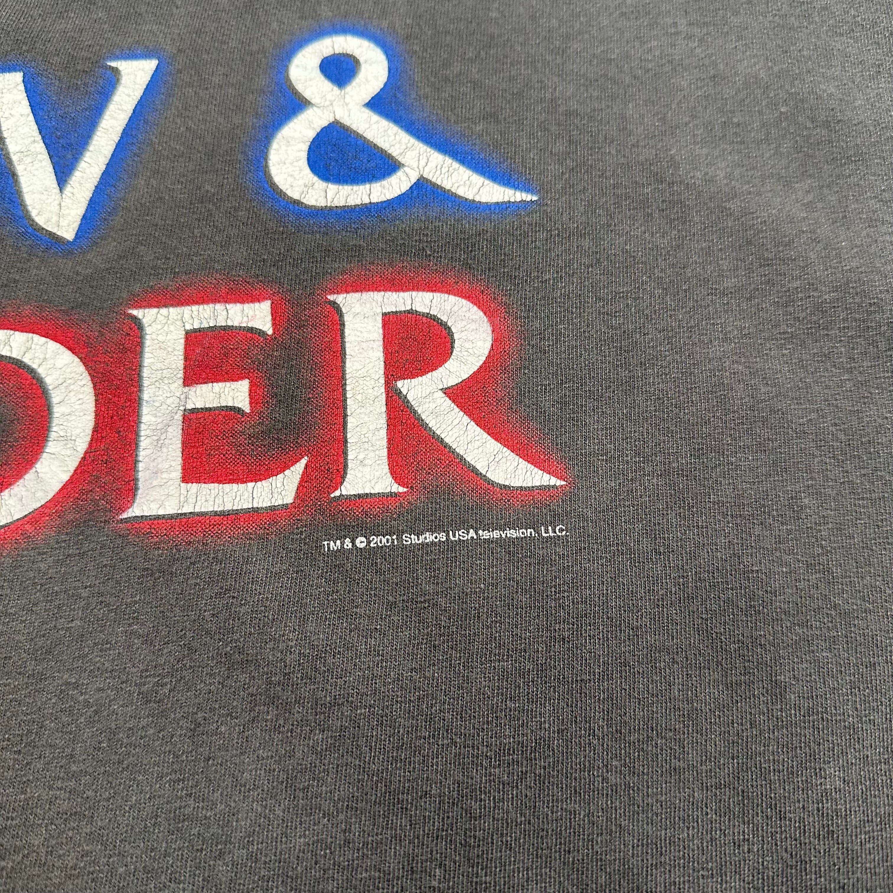 2001 NBC Law & Order TV Graphic Tee XL