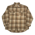 Brown Plaid Flannel M