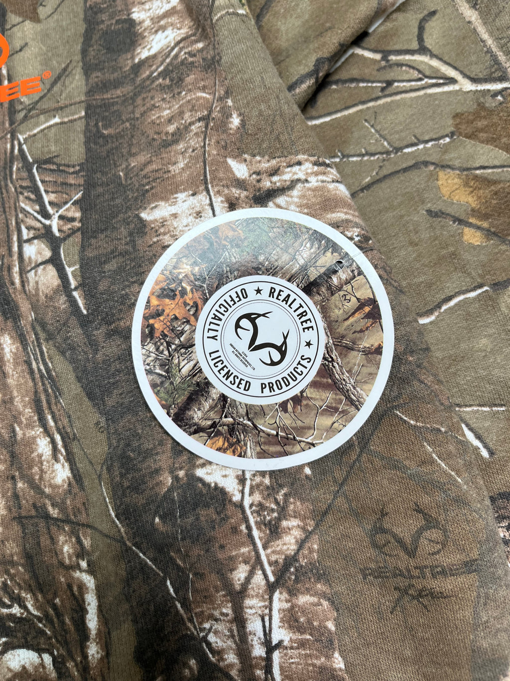 BNWT Realtree Logo Camouflage Hoodie XL
