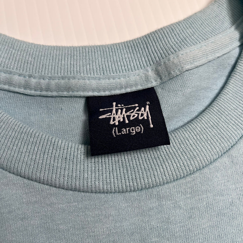 Stussy Comic Bubble Logo Tee L