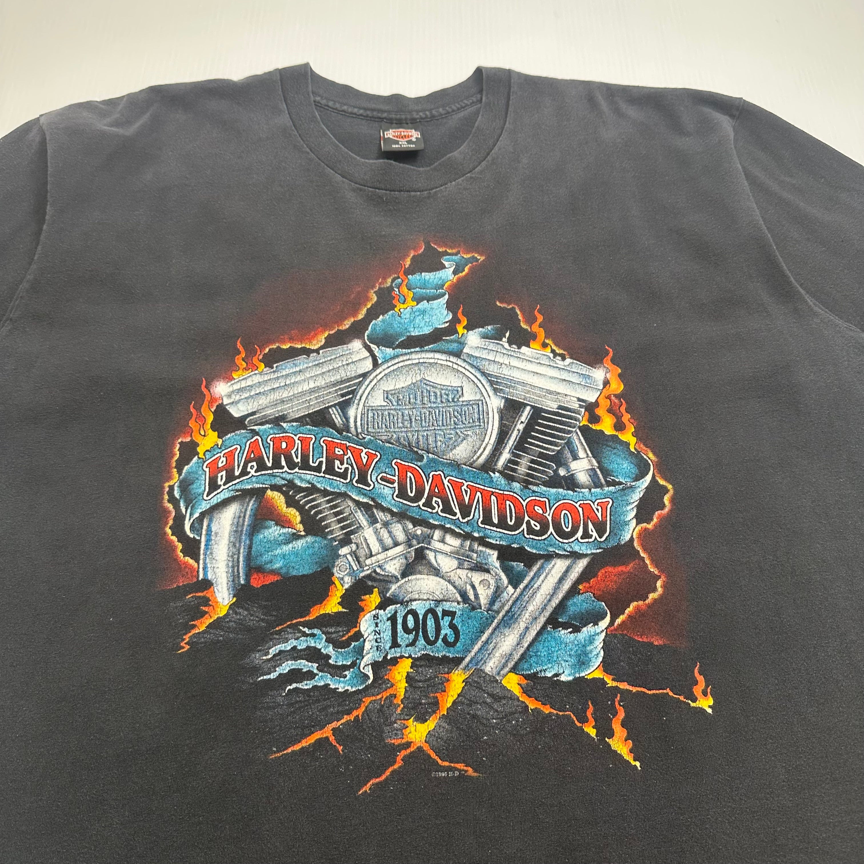 1996 Harley Davidson Milwaukee Wisconsin Engine Tee XXL