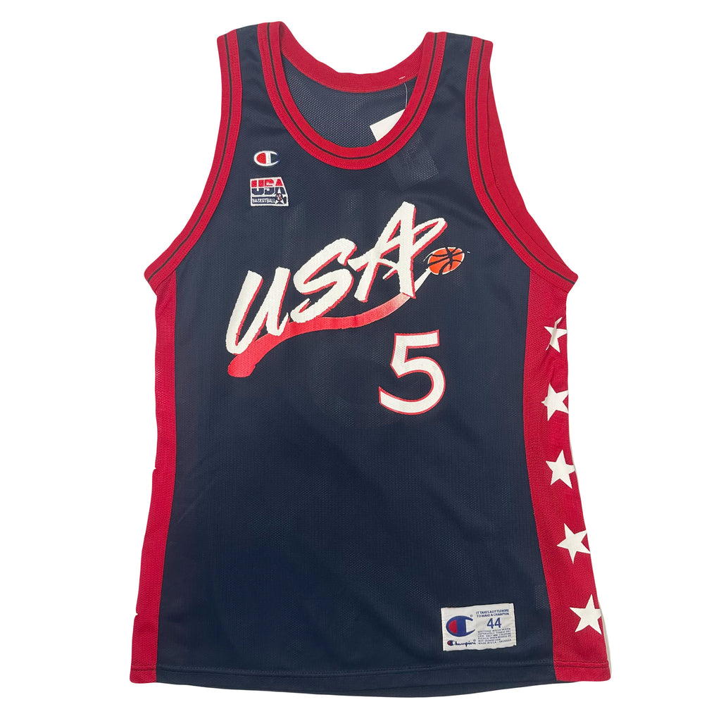 Vintage Champion Team USA #5 Hill Jersey 44