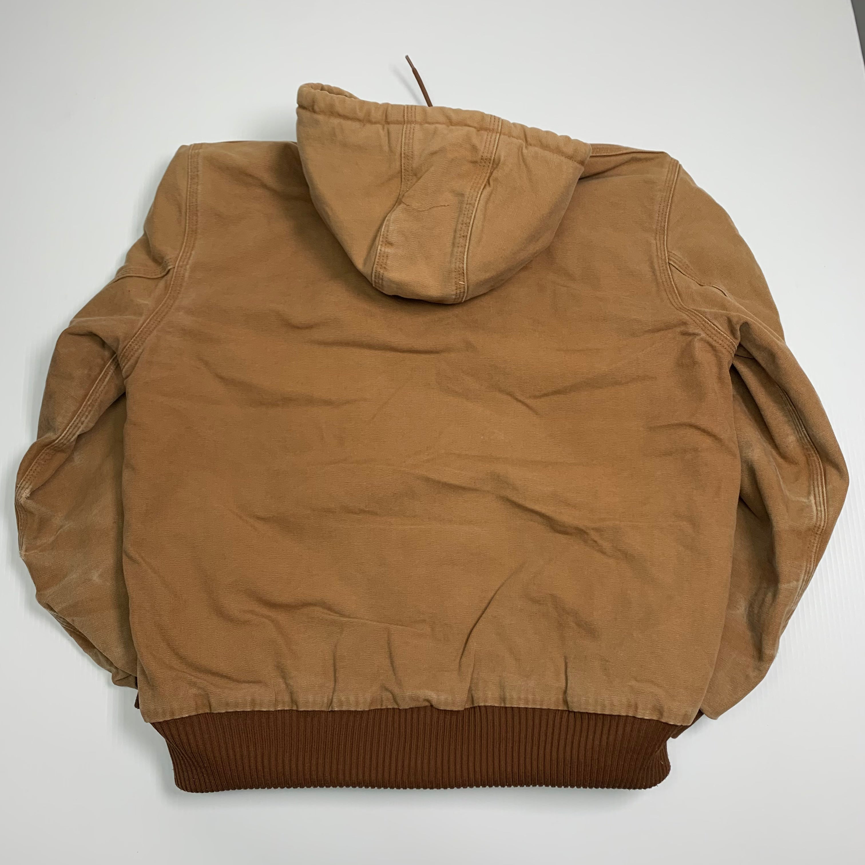 Carhartt Tan Hooded Jacket M