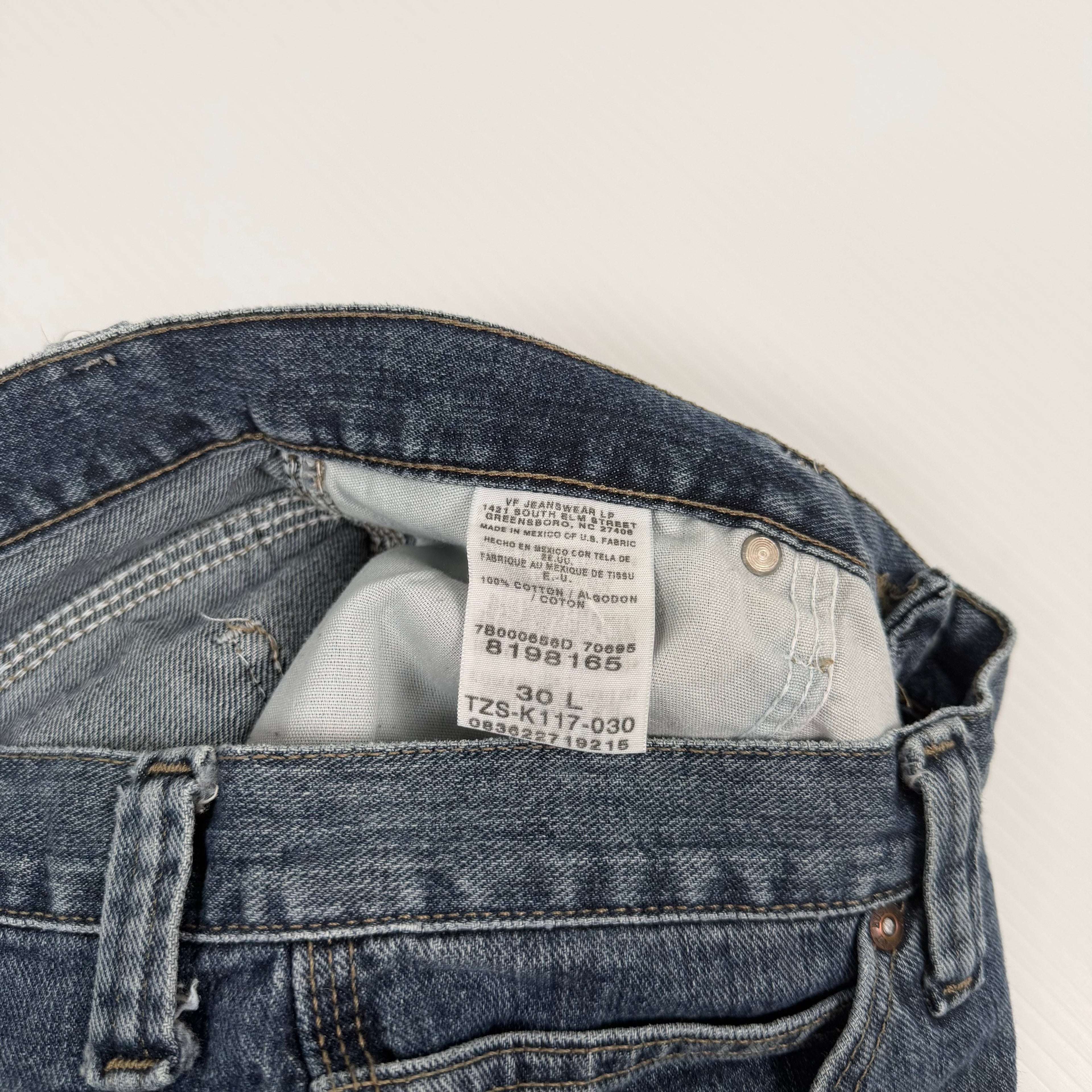 Lee Dungarees Dark Wash Denim Carpenter Shorts 30